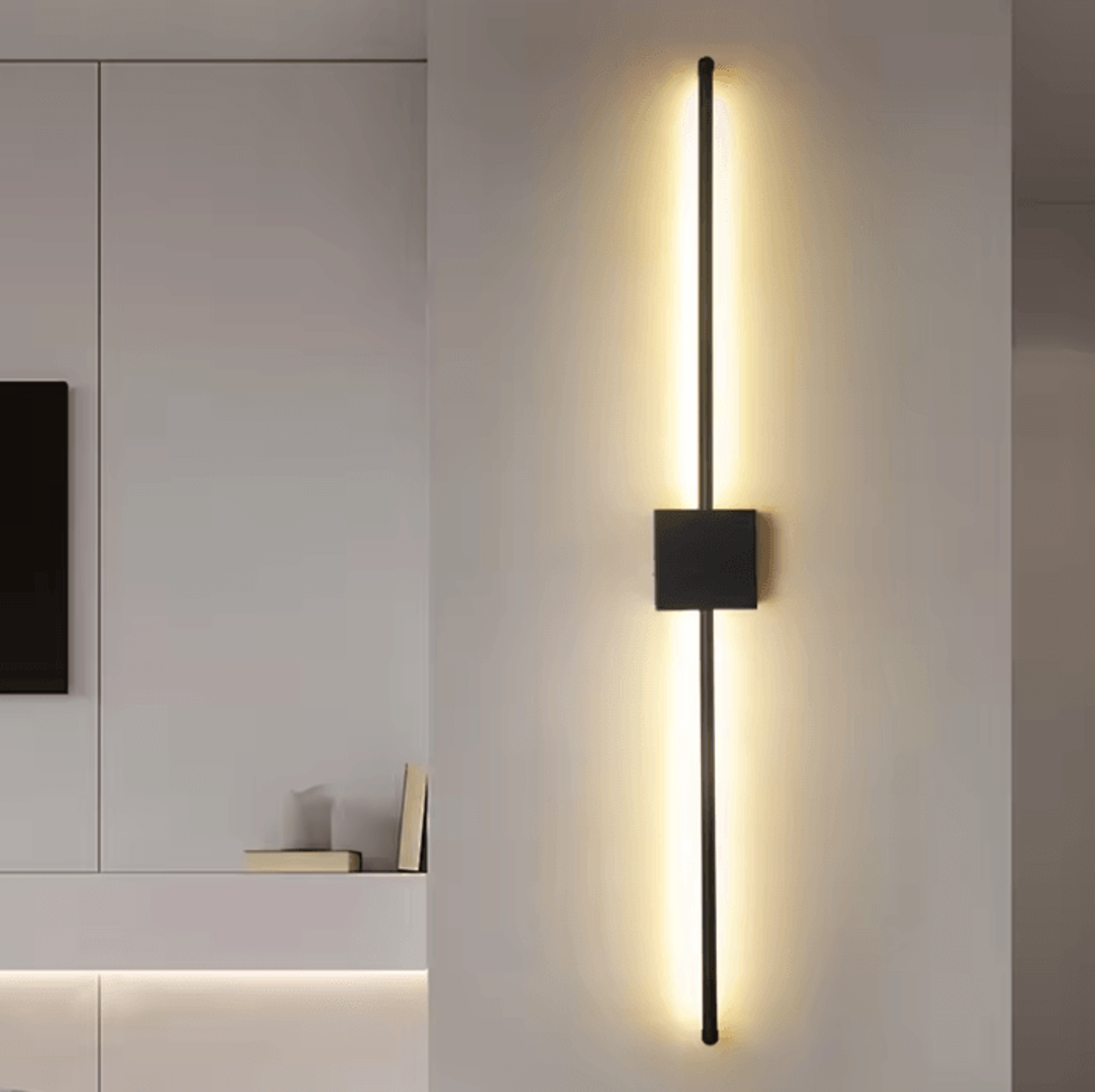 Modern Minimalist Long Strip LED Wall Sconce 0