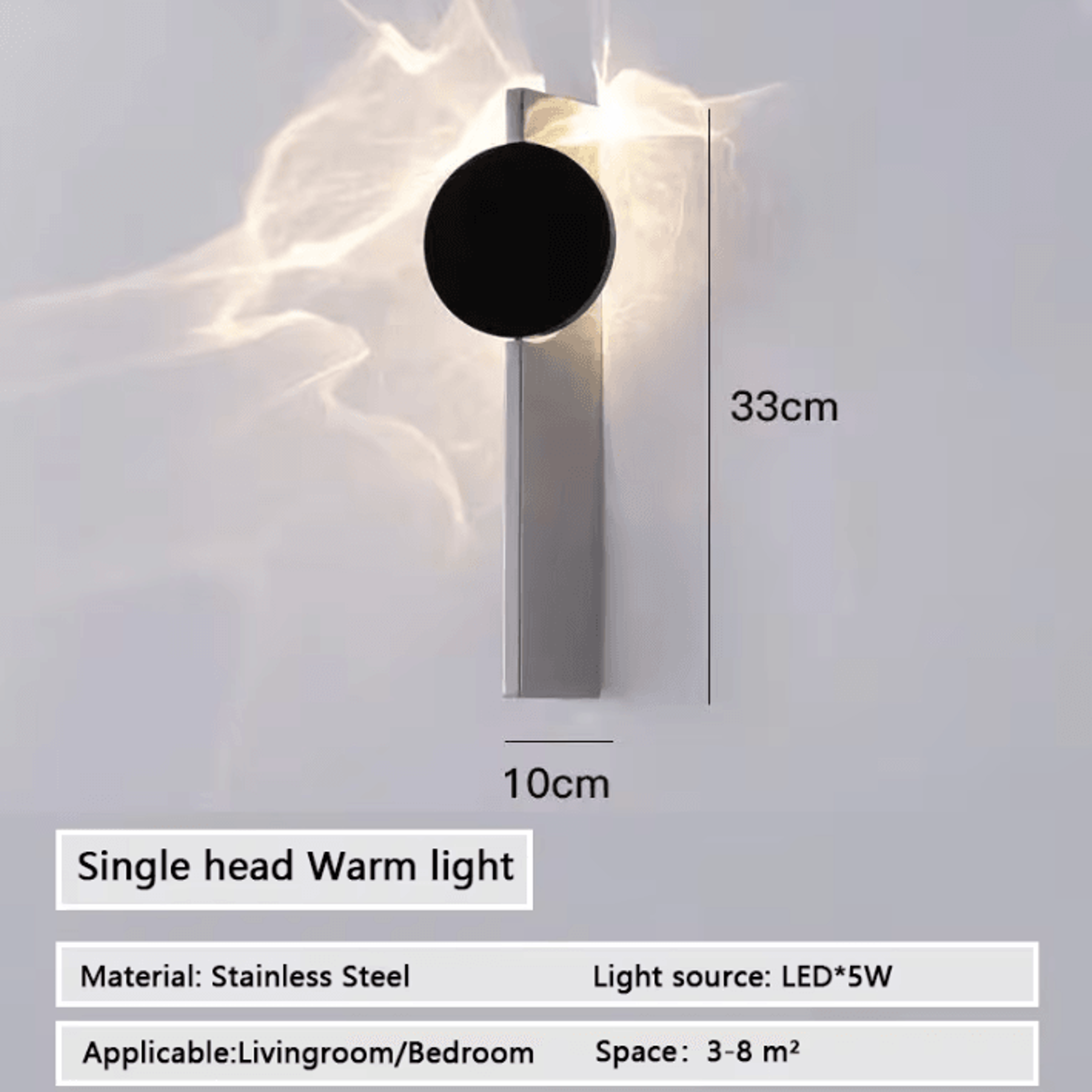 Nordic Corrugated LED Artistic Wall Sconce 4