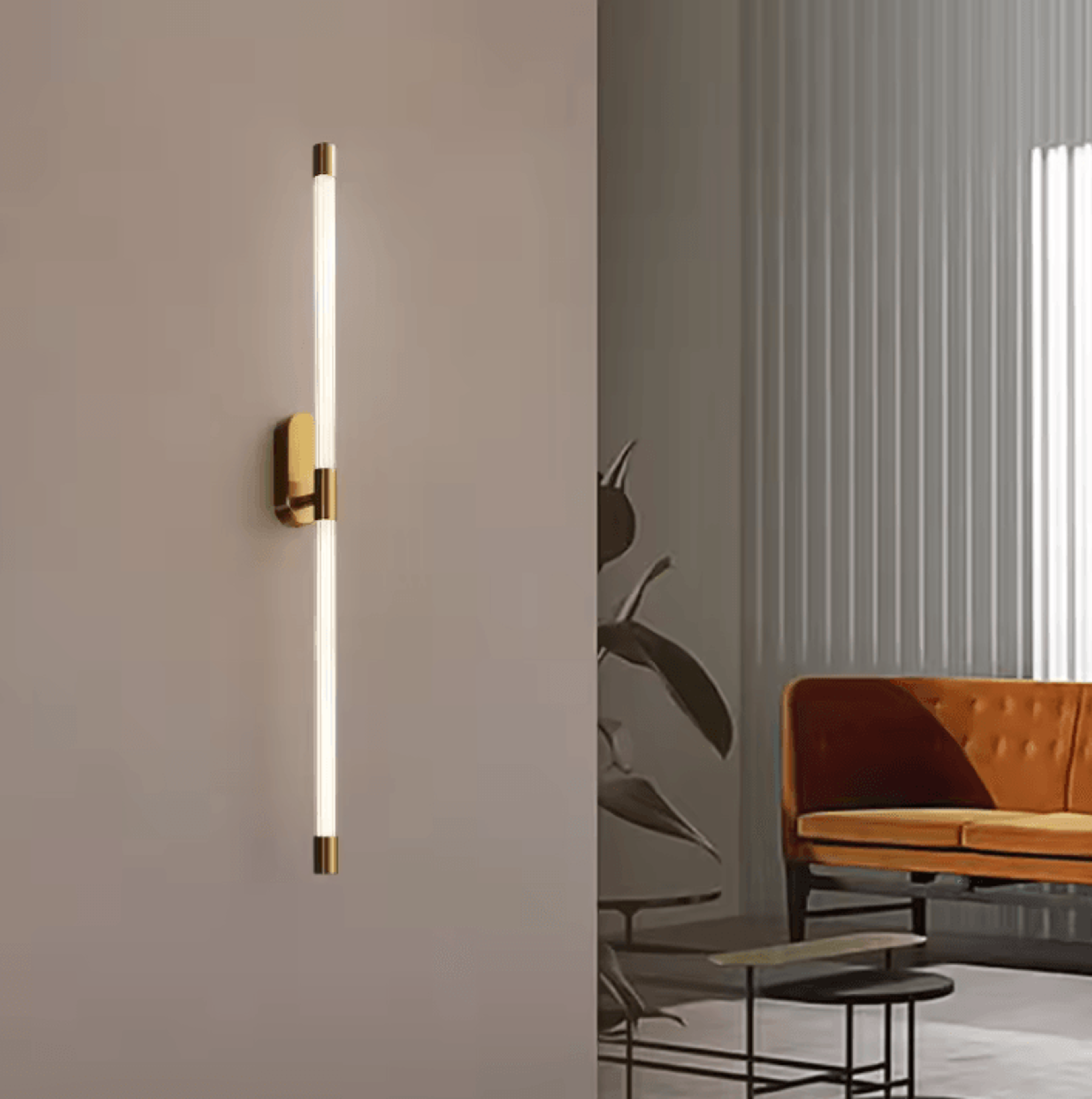 Nordic Minimalist Linear LED Wall Sconce 1