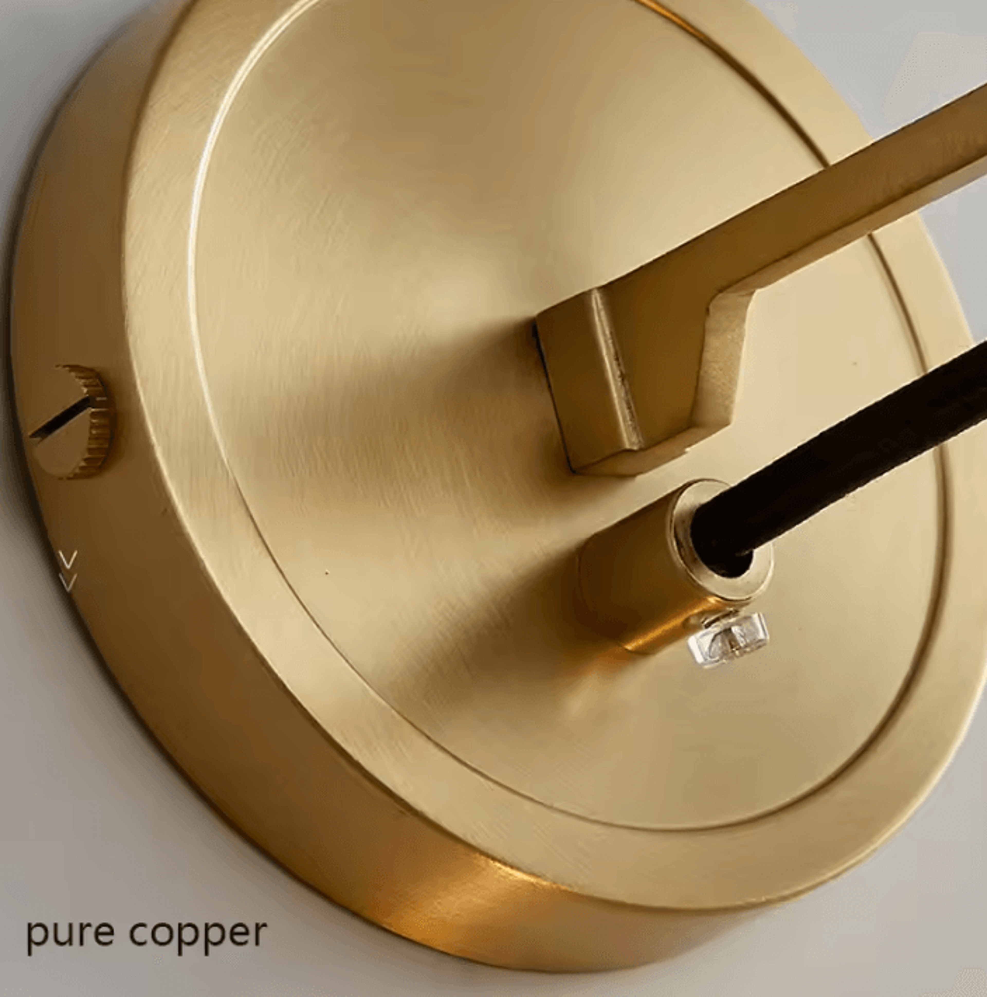 Nordic Crystal Copper Wall Sconce 3