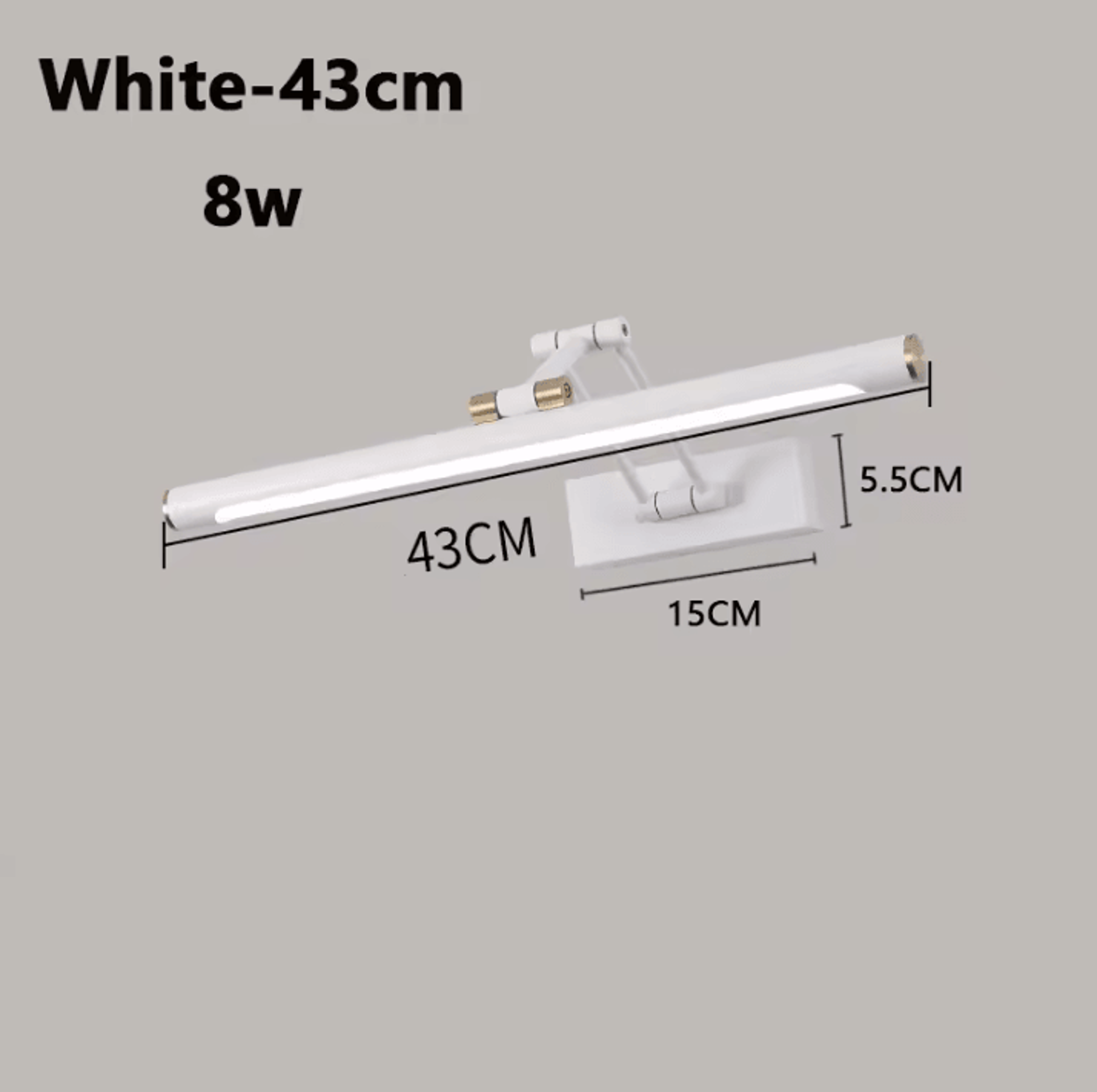 Modern Foldable LED Mirror Wall Lamp 5