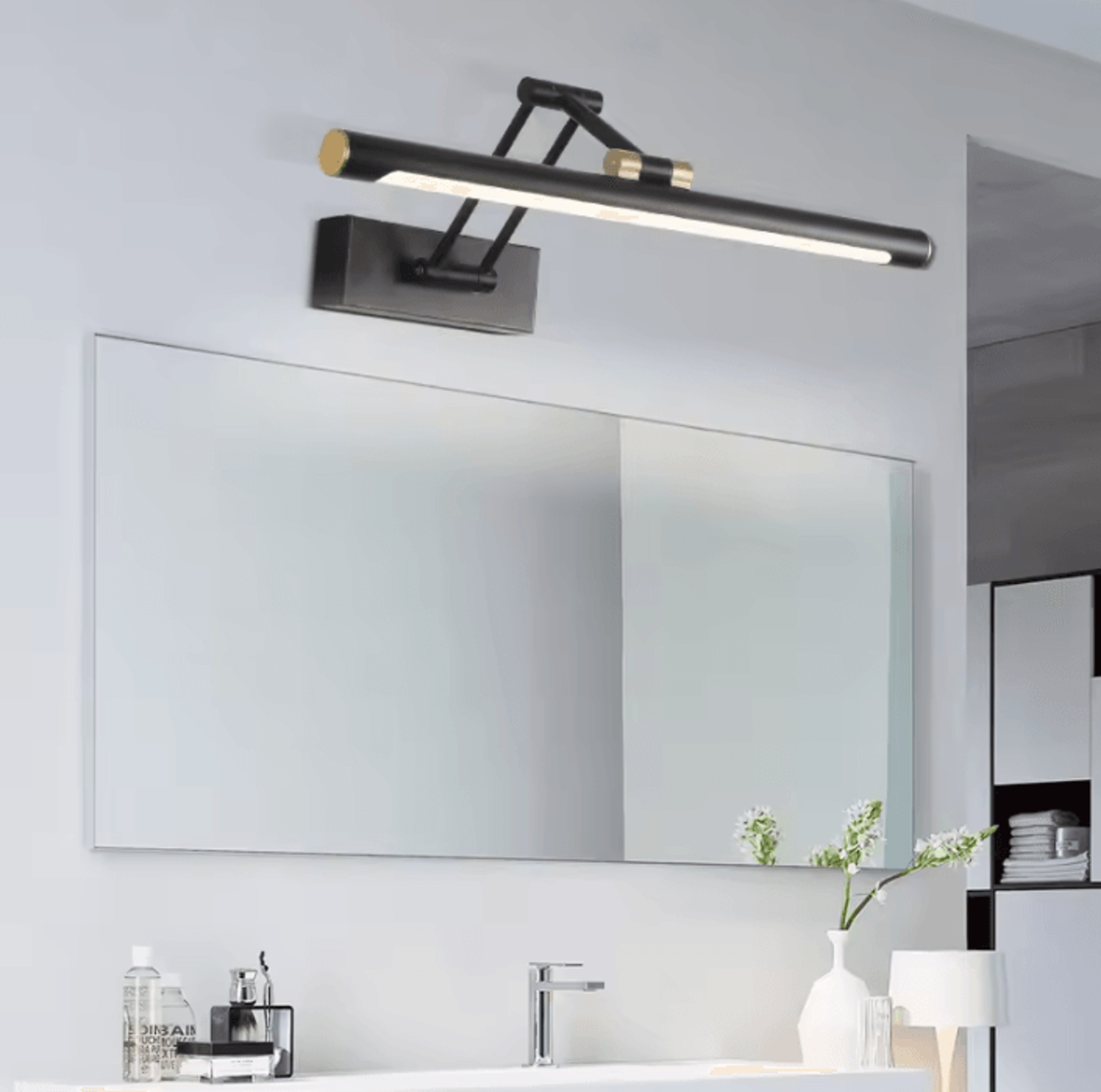 Modern Foldable LED Mirror Wall Lamp 1