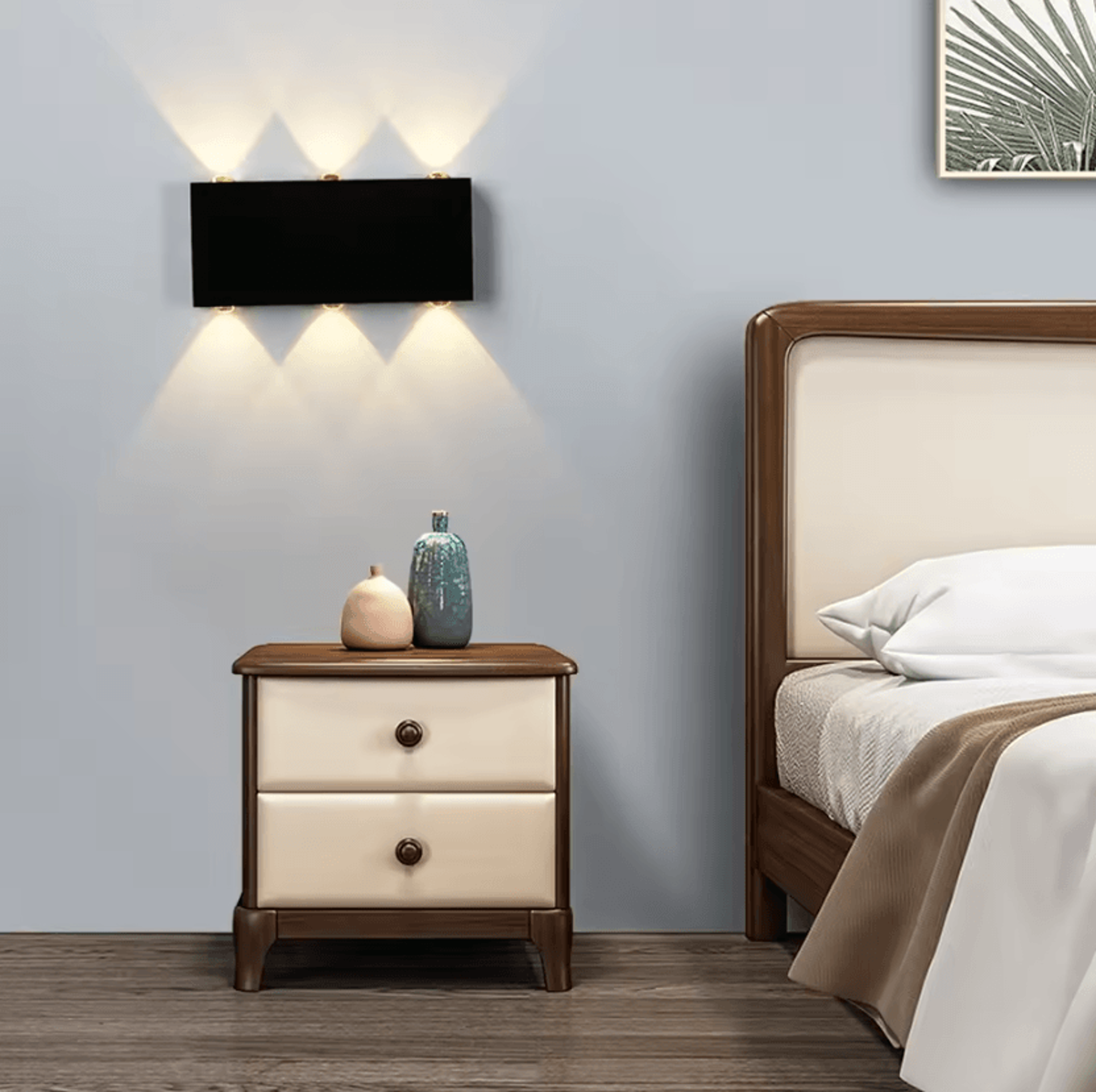 Modern Square Aluminum LED Up Down Wall Light 0