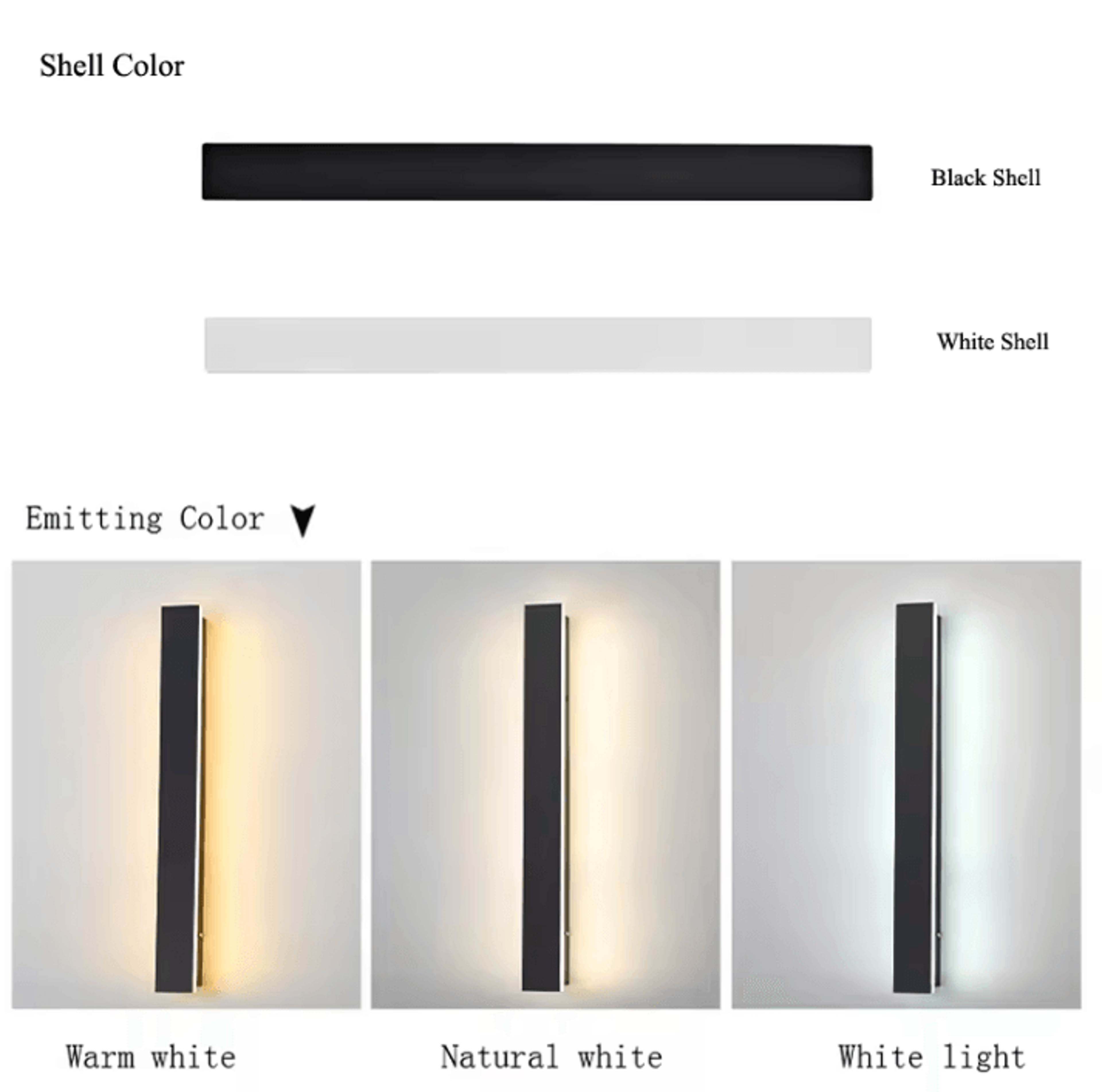 Modern 40CM Linear LED Wall Light 3