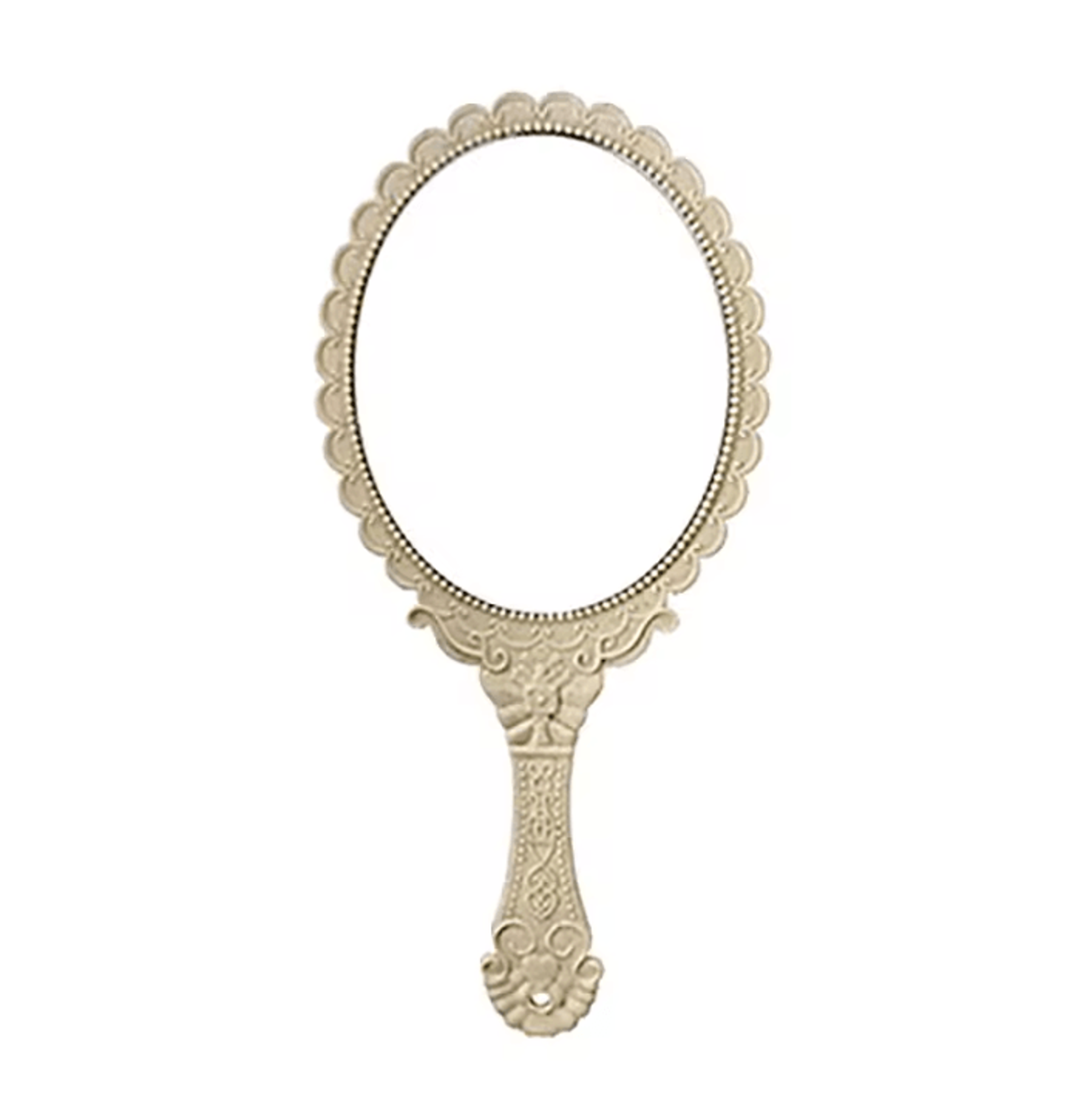 Vintage Lace Handheld Makeup Mirror 8