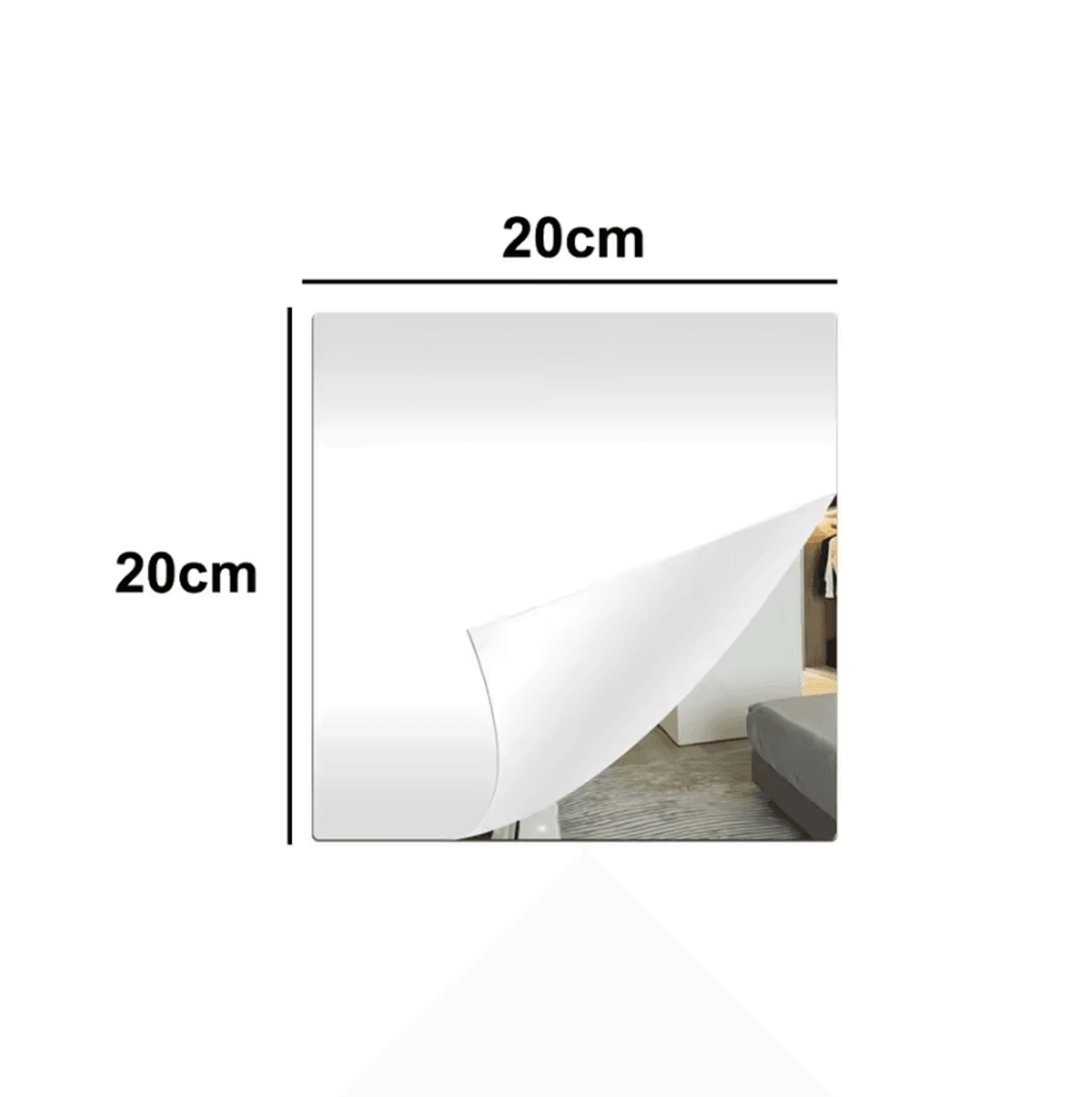 Self Adhesive Shatterproof Acrylic Mirror Sheet 4