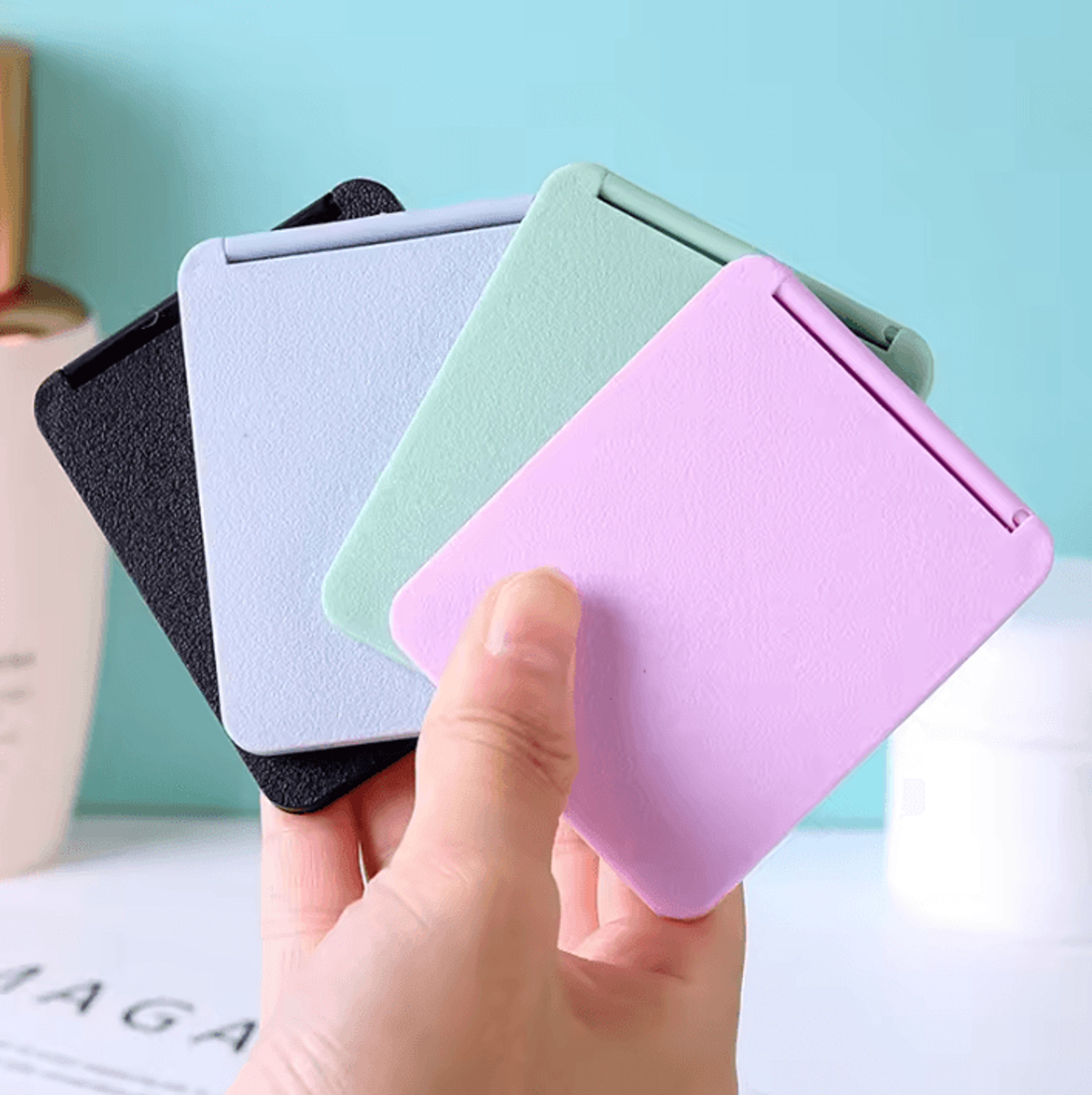 Mini Portable Folding Pocket Makeup Mirror 2