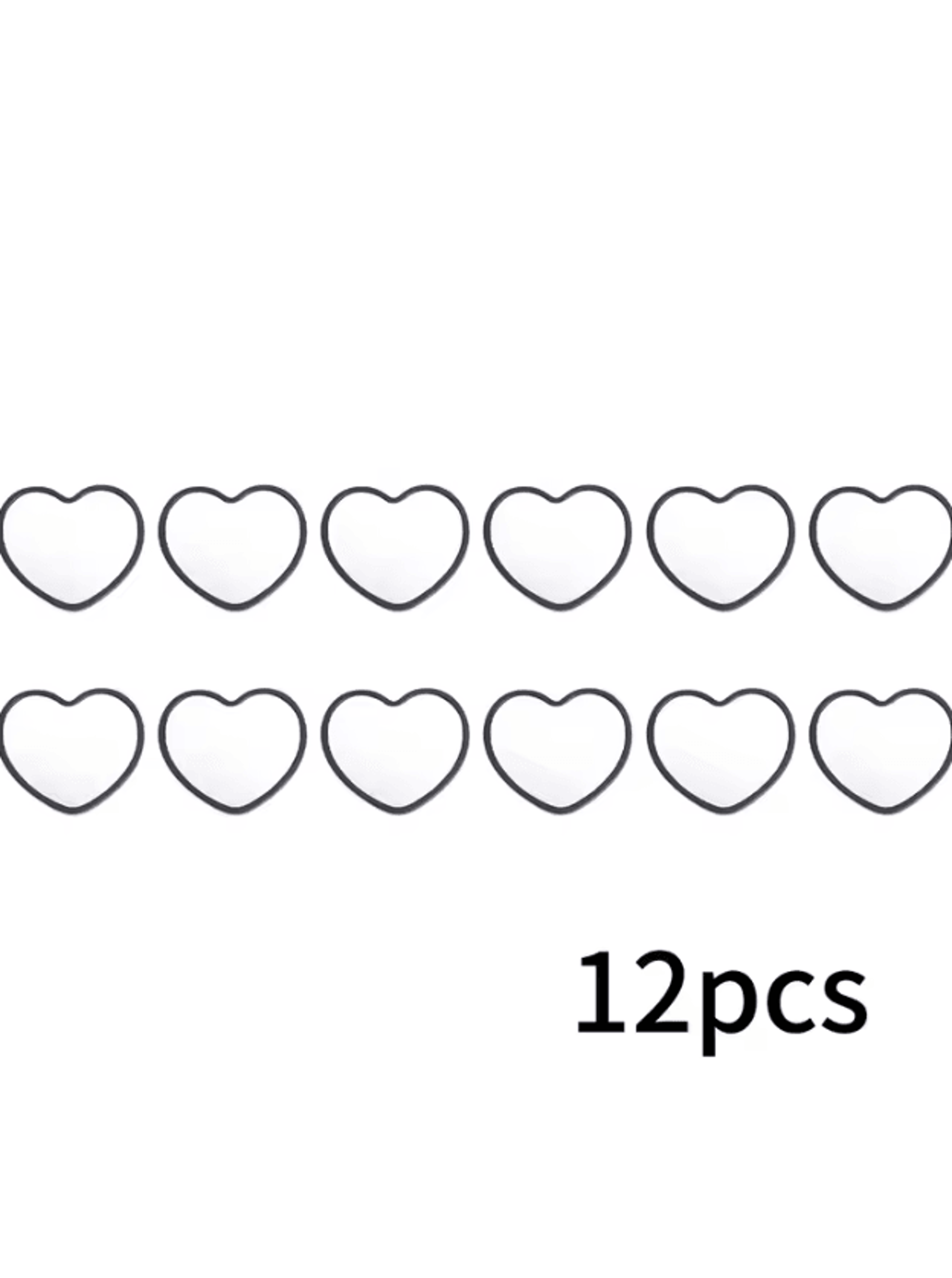 Cute Heart Shaped Mini Desktop Makeup Mirror 7