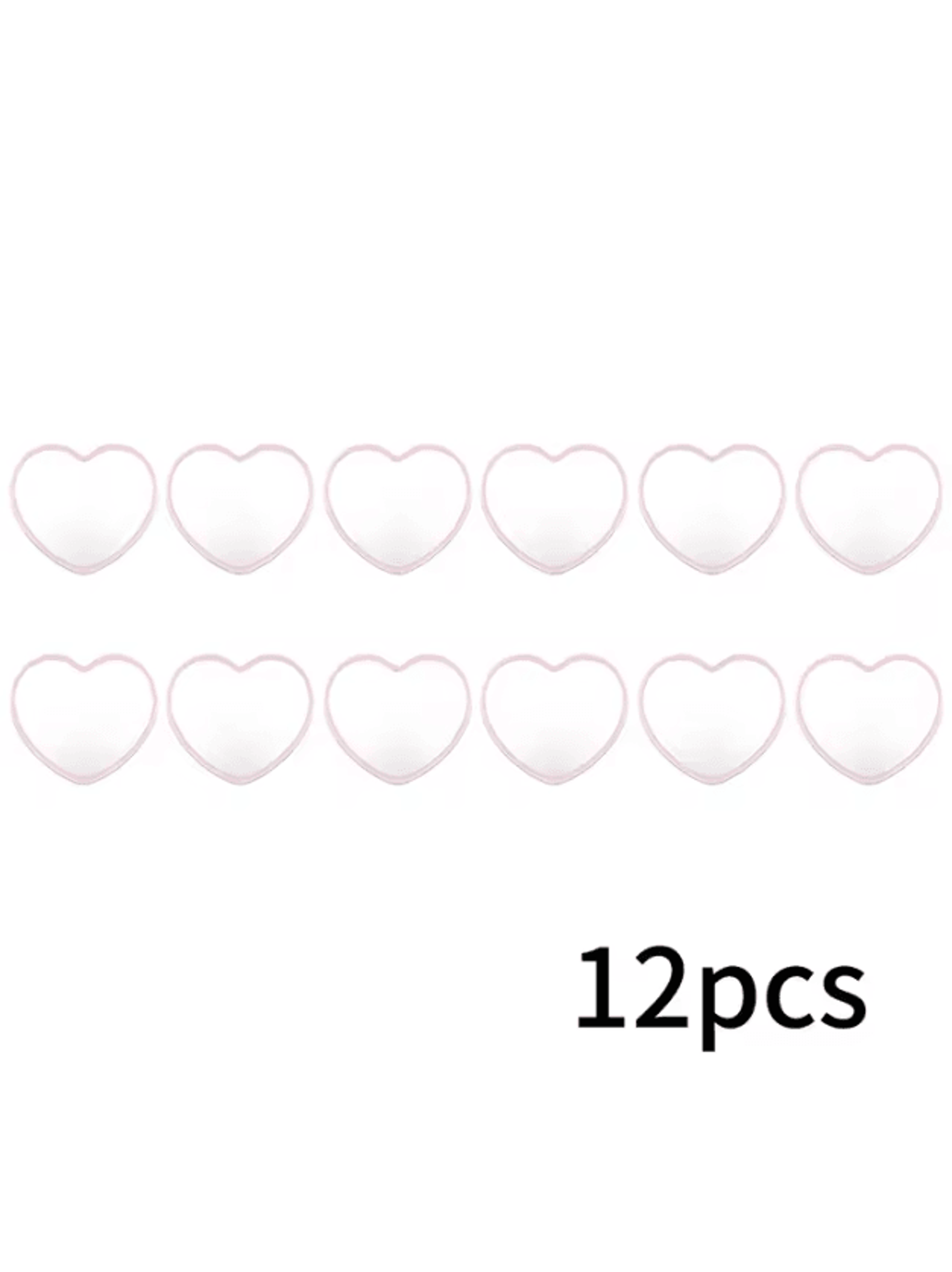 Cute Heart Shaped Mini Desktop Makeup Mirror 6