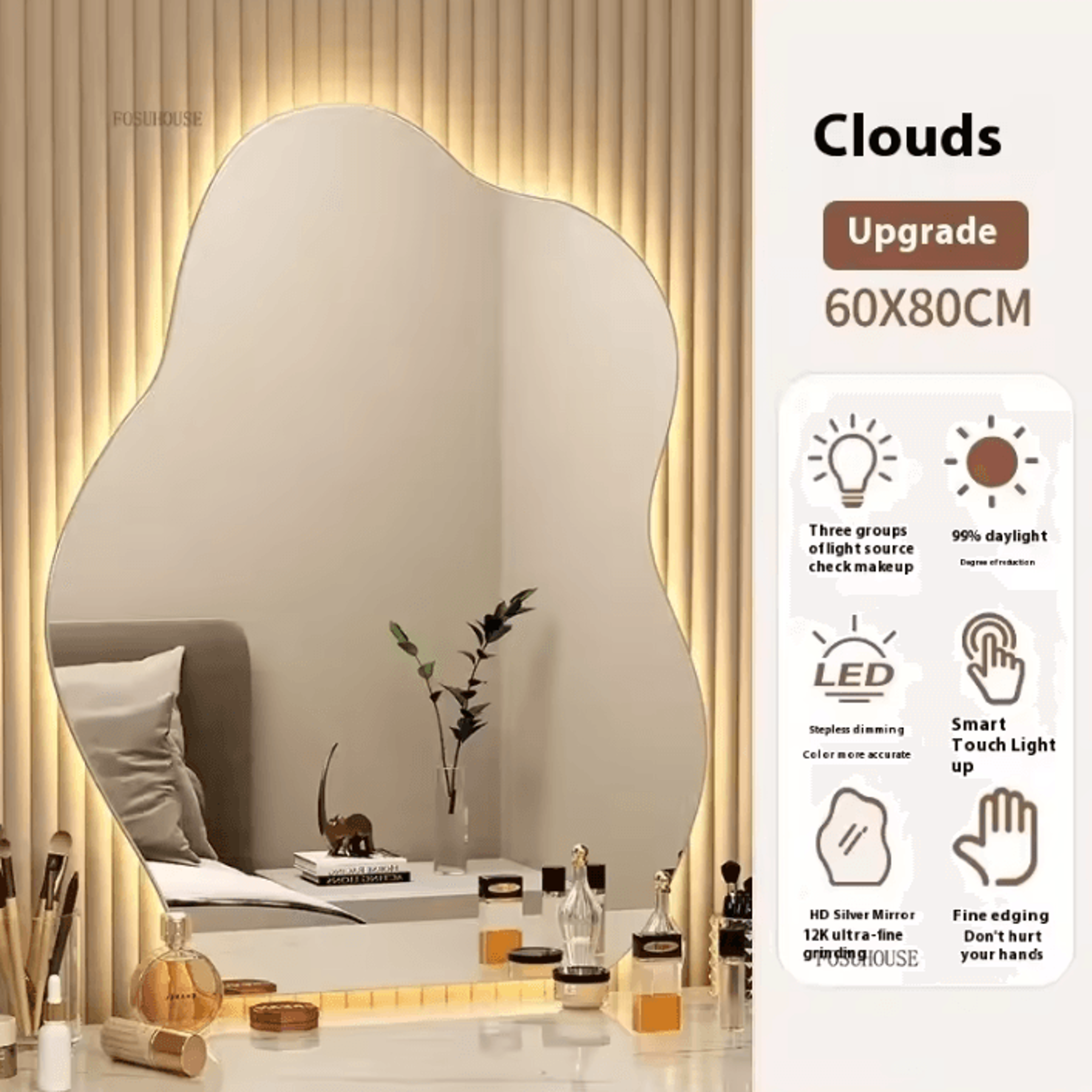 Modern LED Wall Mounted Vanity Mirror 10