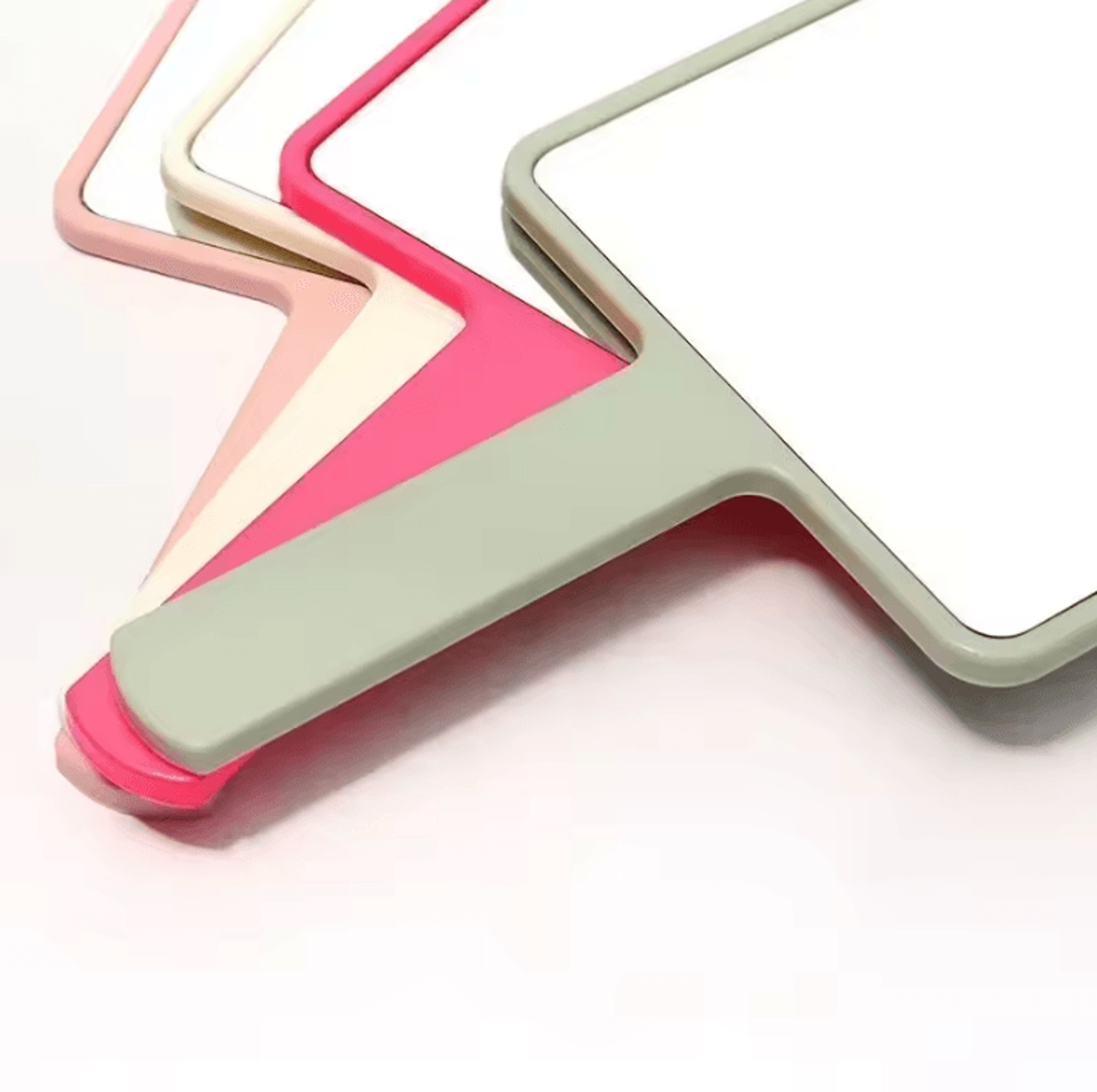 Square Handheld Eyelash Extension Makeup Mirror 3