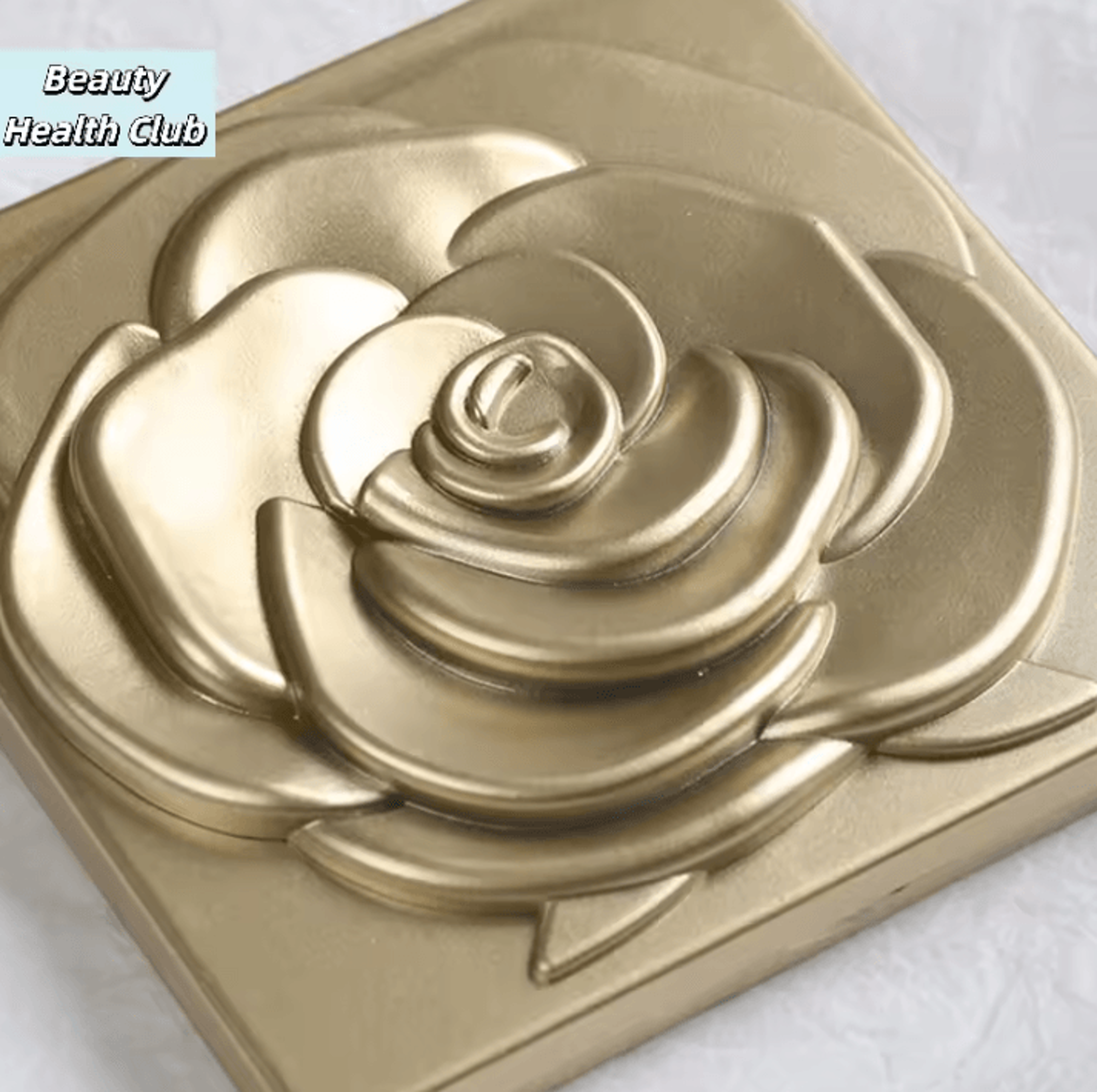 Retro Rose Double Sided Mini Pocket Makeup Mirror 1