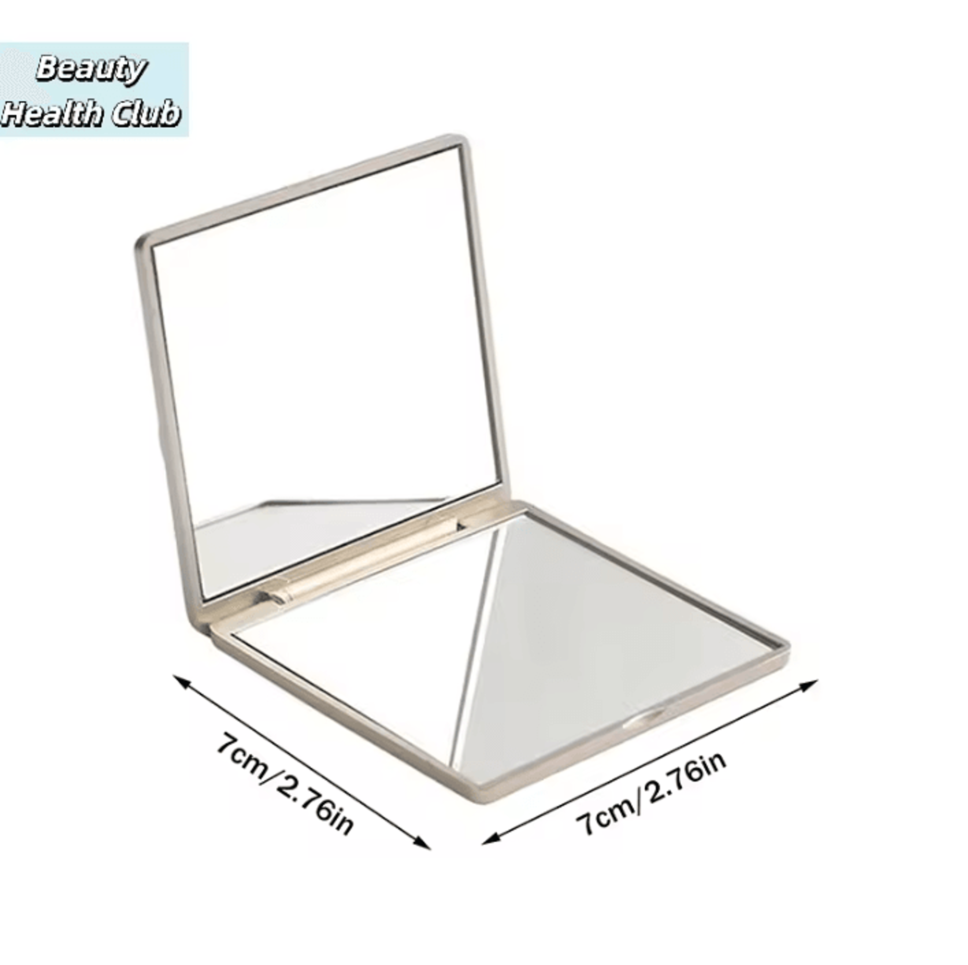 Retro Rose Double Sided Mini Pocket Makeup Mirror 3