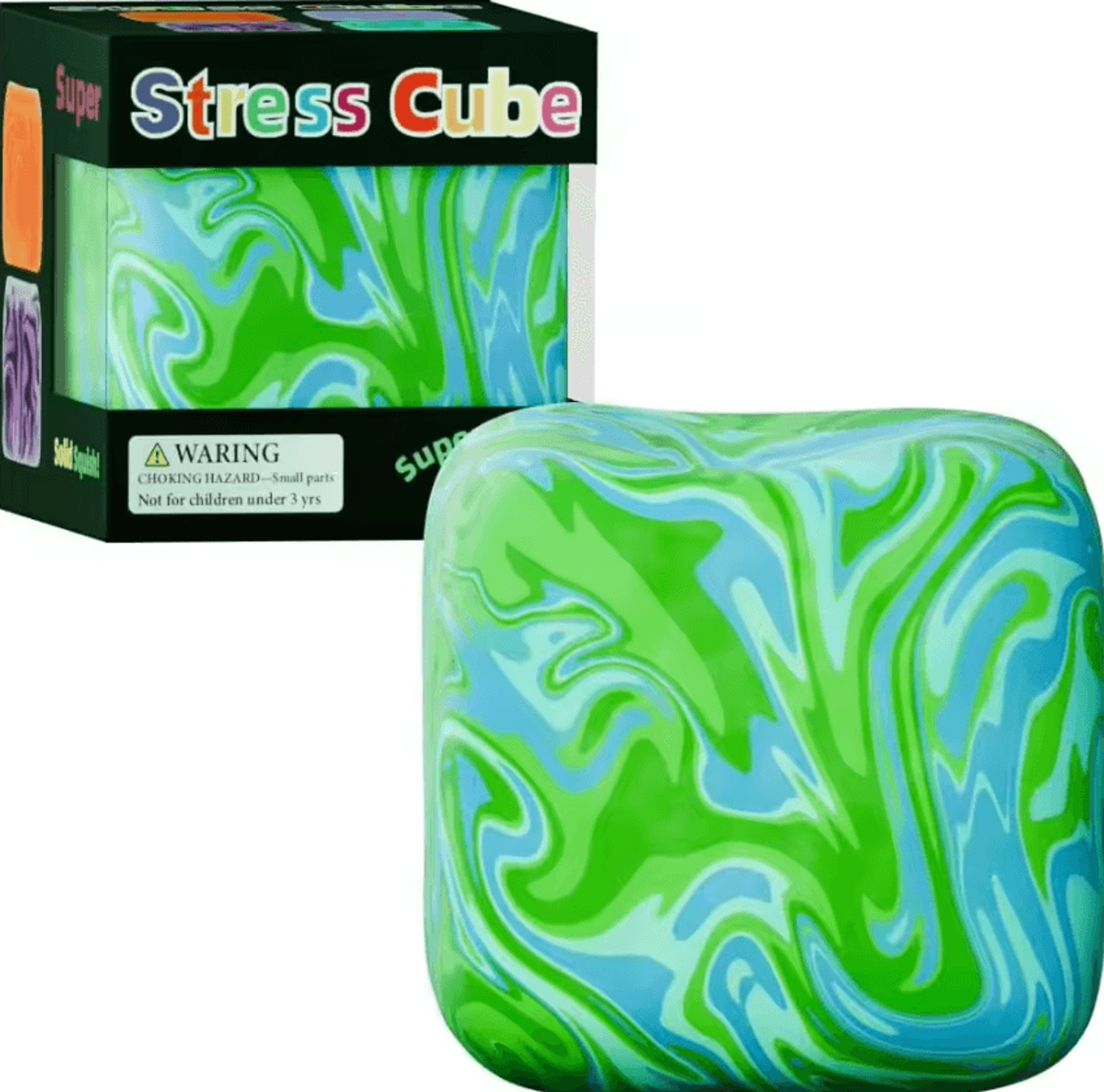 Soft Gel Slow Rebound Sensory Stress Relief Cube 5