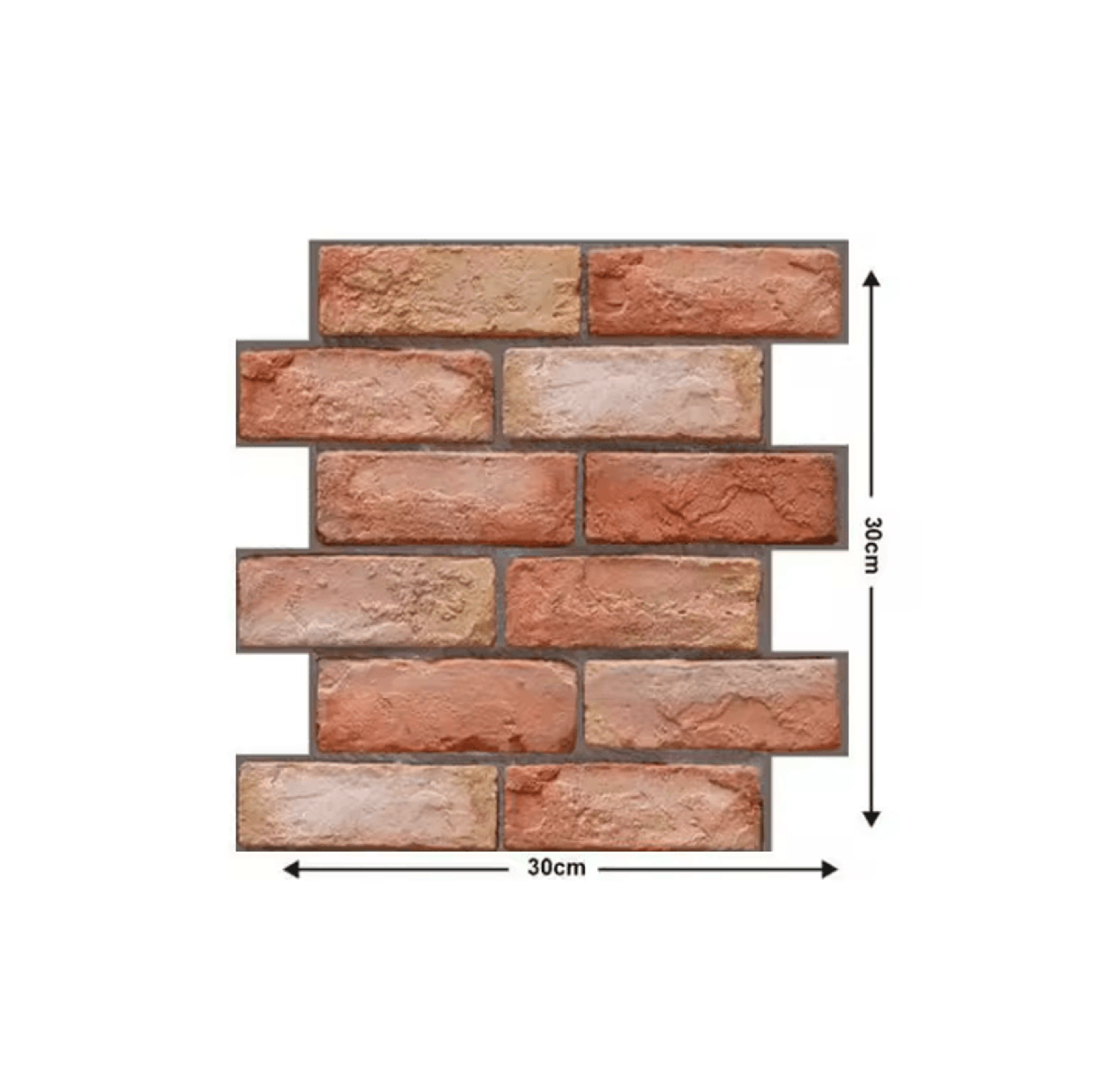 3D Brick Peel And Stick Waterproof Wall Panel 4