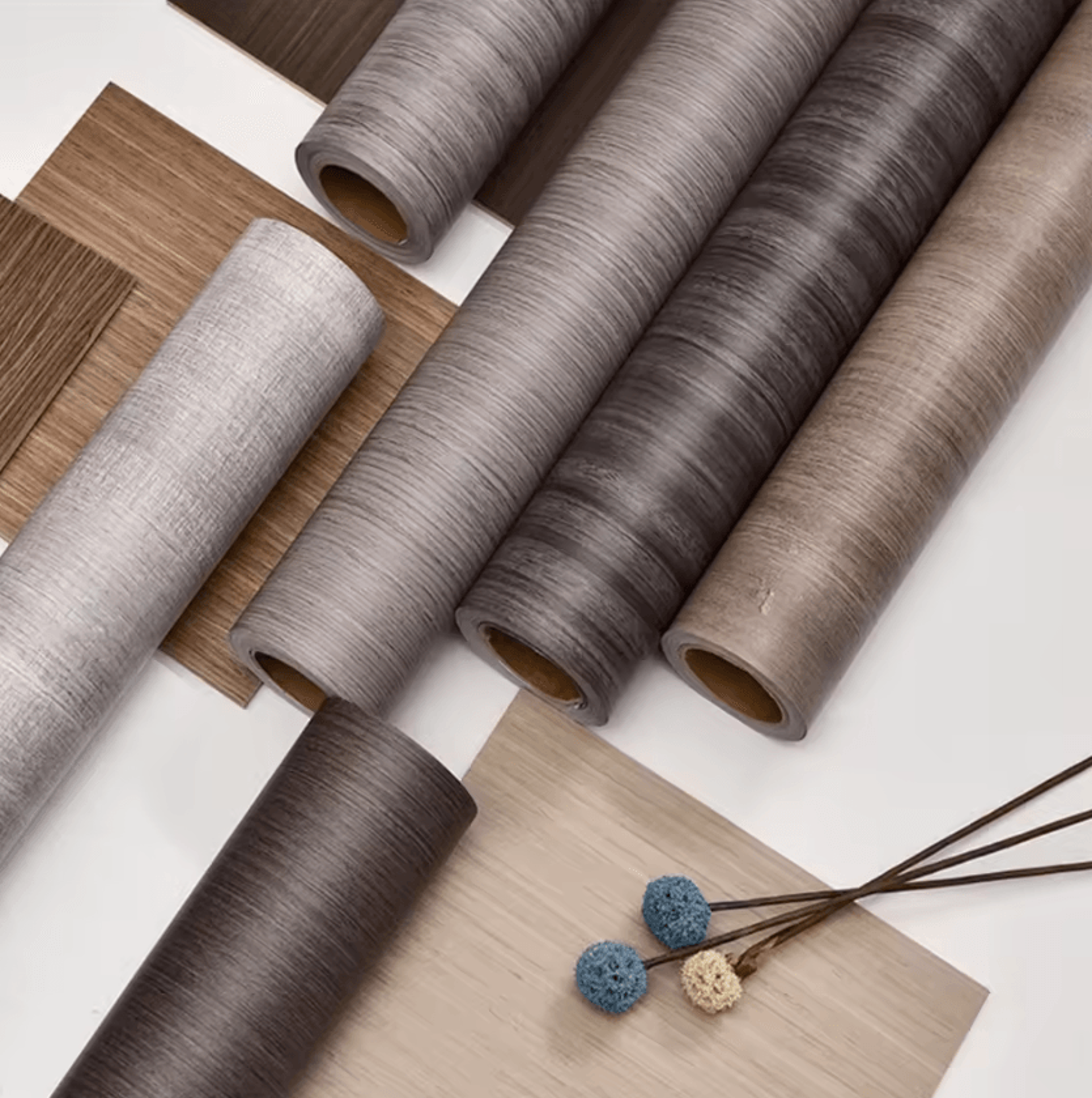 6m wood grain peel and stick wallpaper waterproof furniture cabinet wrap