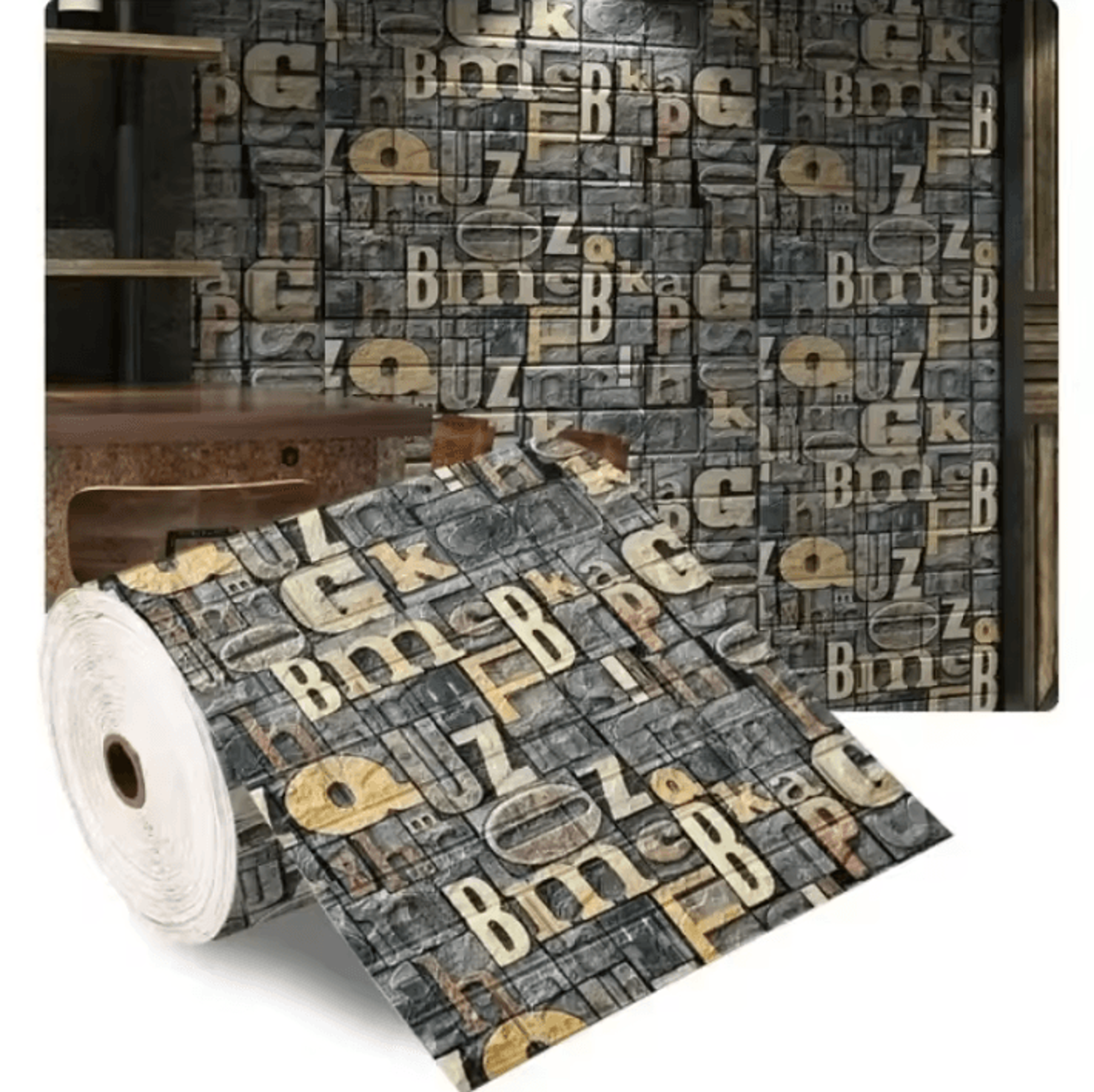 3D Retro Brick Peel And Stick Foam Wallpaper Self Adhesive Wall Panels 0