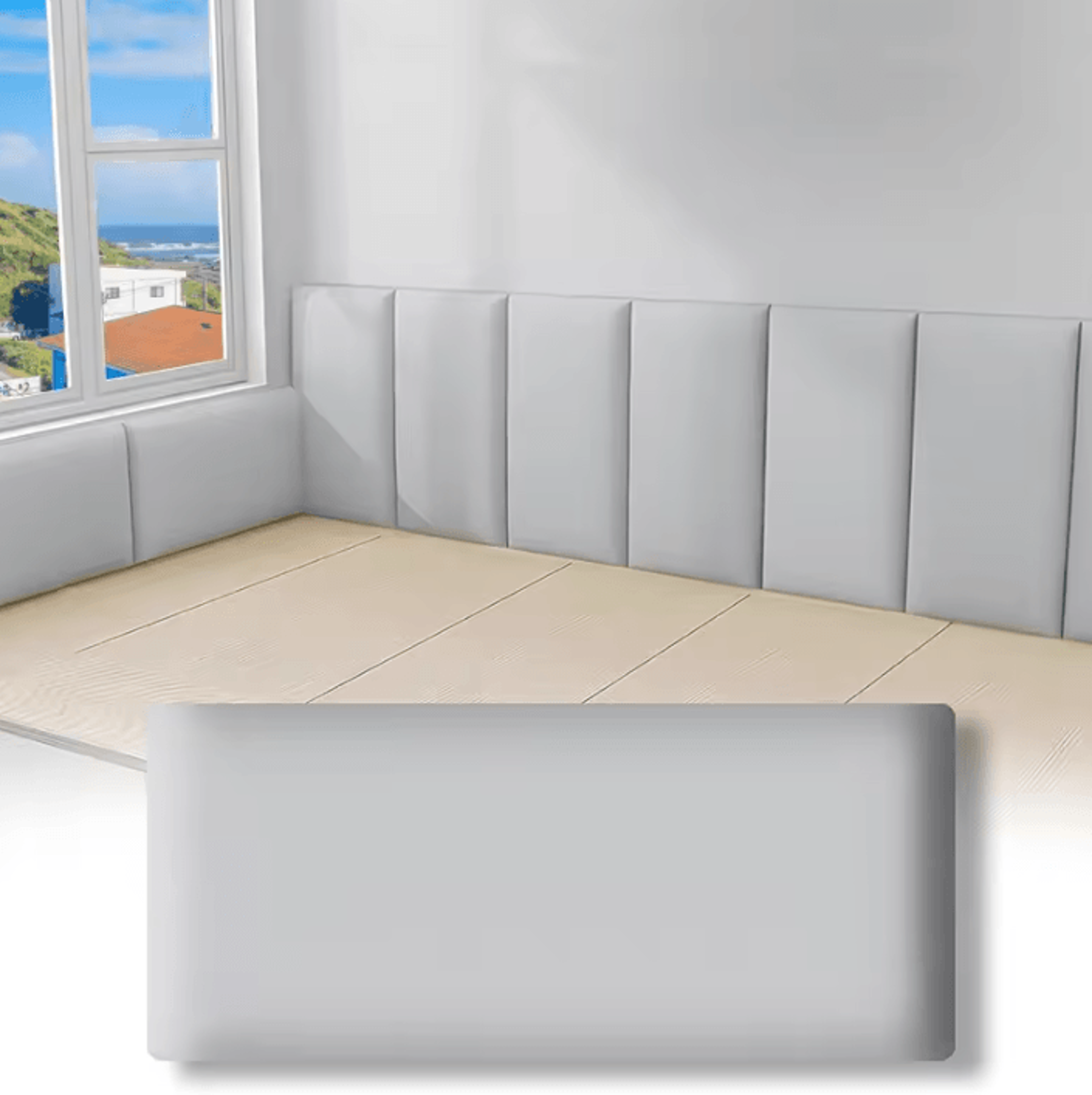 3d soft leather peel and stick wall panels padded headboard tiles