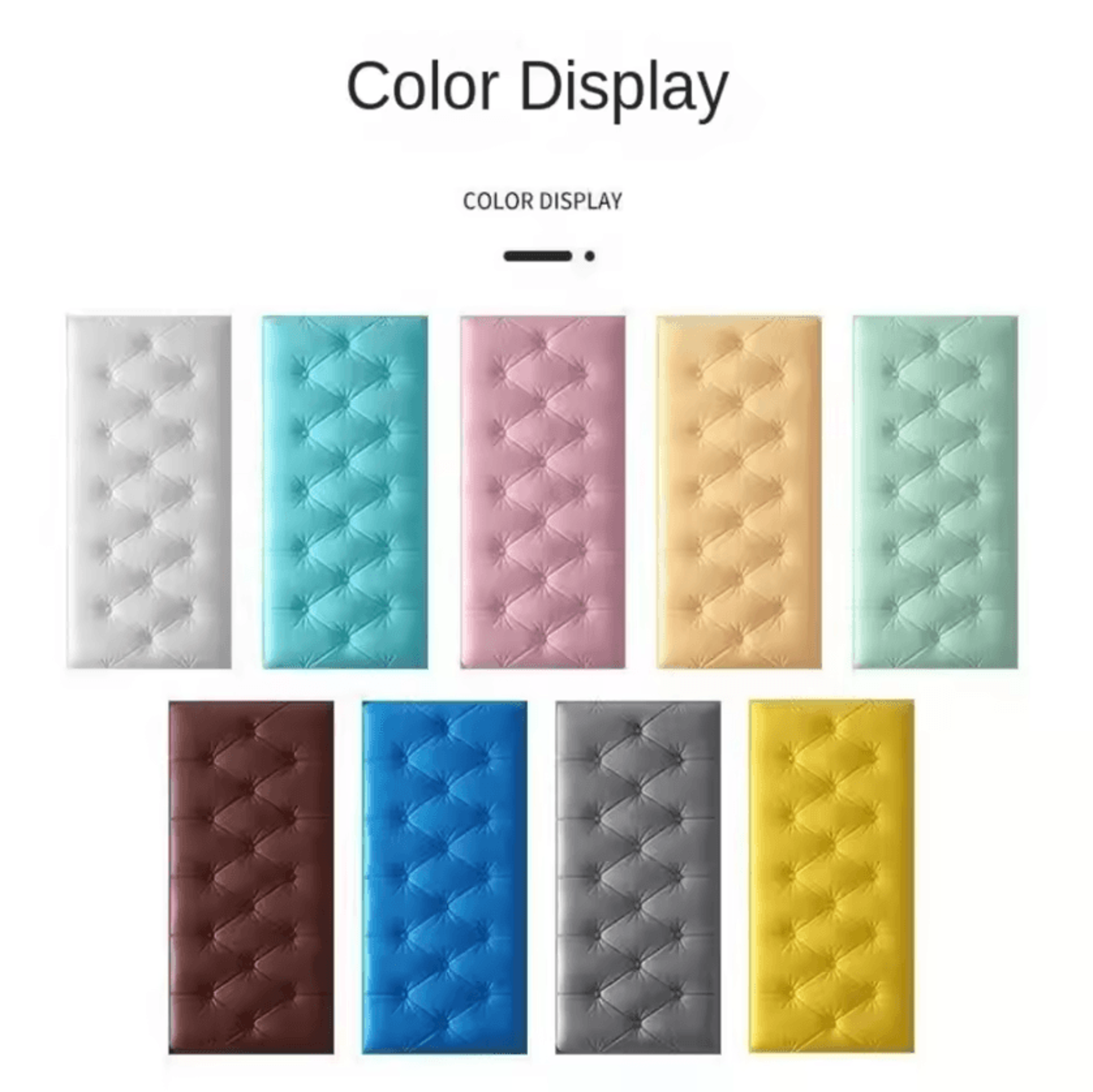 Thick 3D Soft Cushion Peel And Stick Wall Panels Anti Collision Wallpaper 2