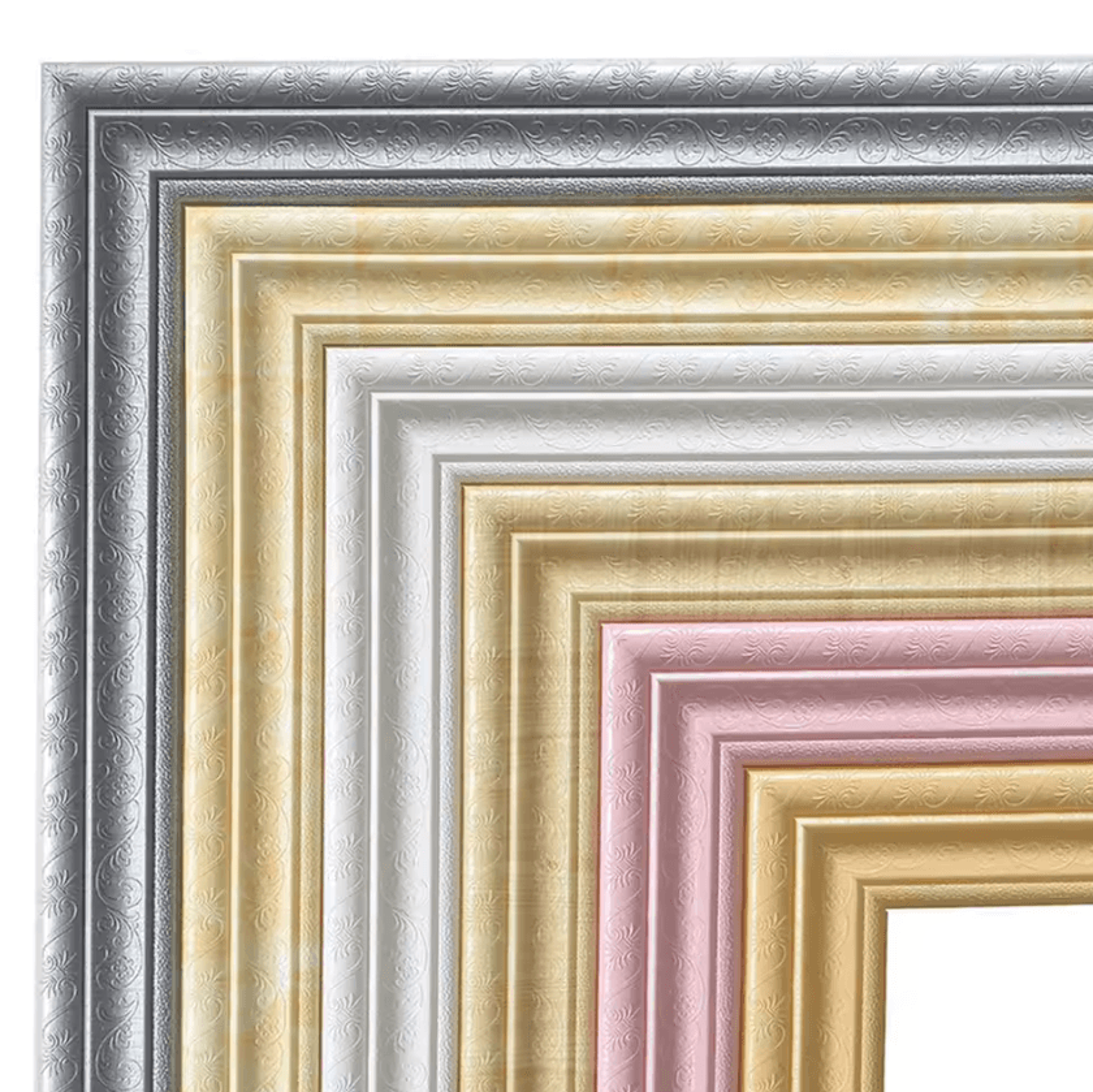 Customizable 3D Peel And Stick Wall Border Self Adhesive Decorative Trim 0