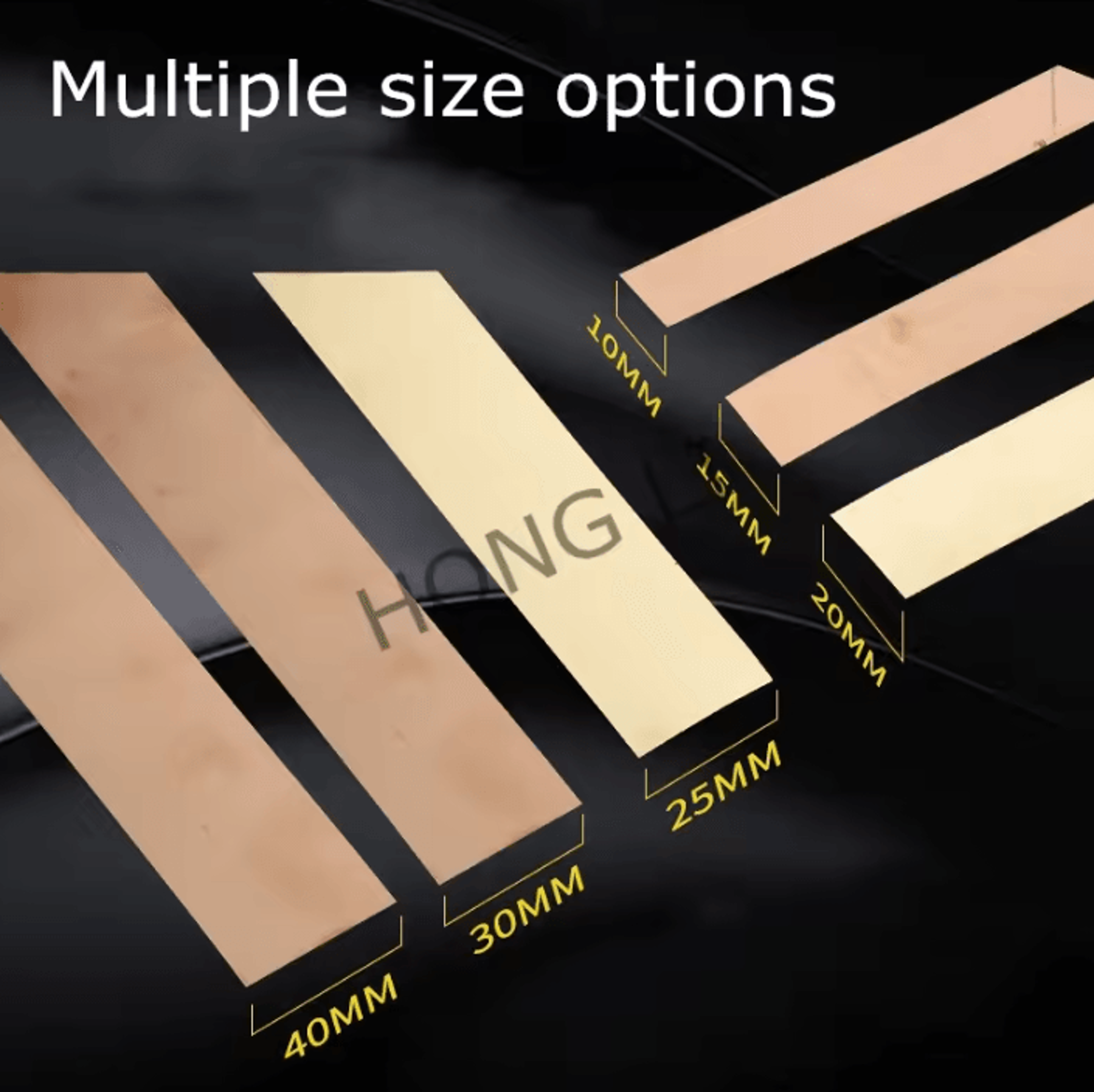 5M Gold Mirror Self Adhesive Decorative Wall Trim 2