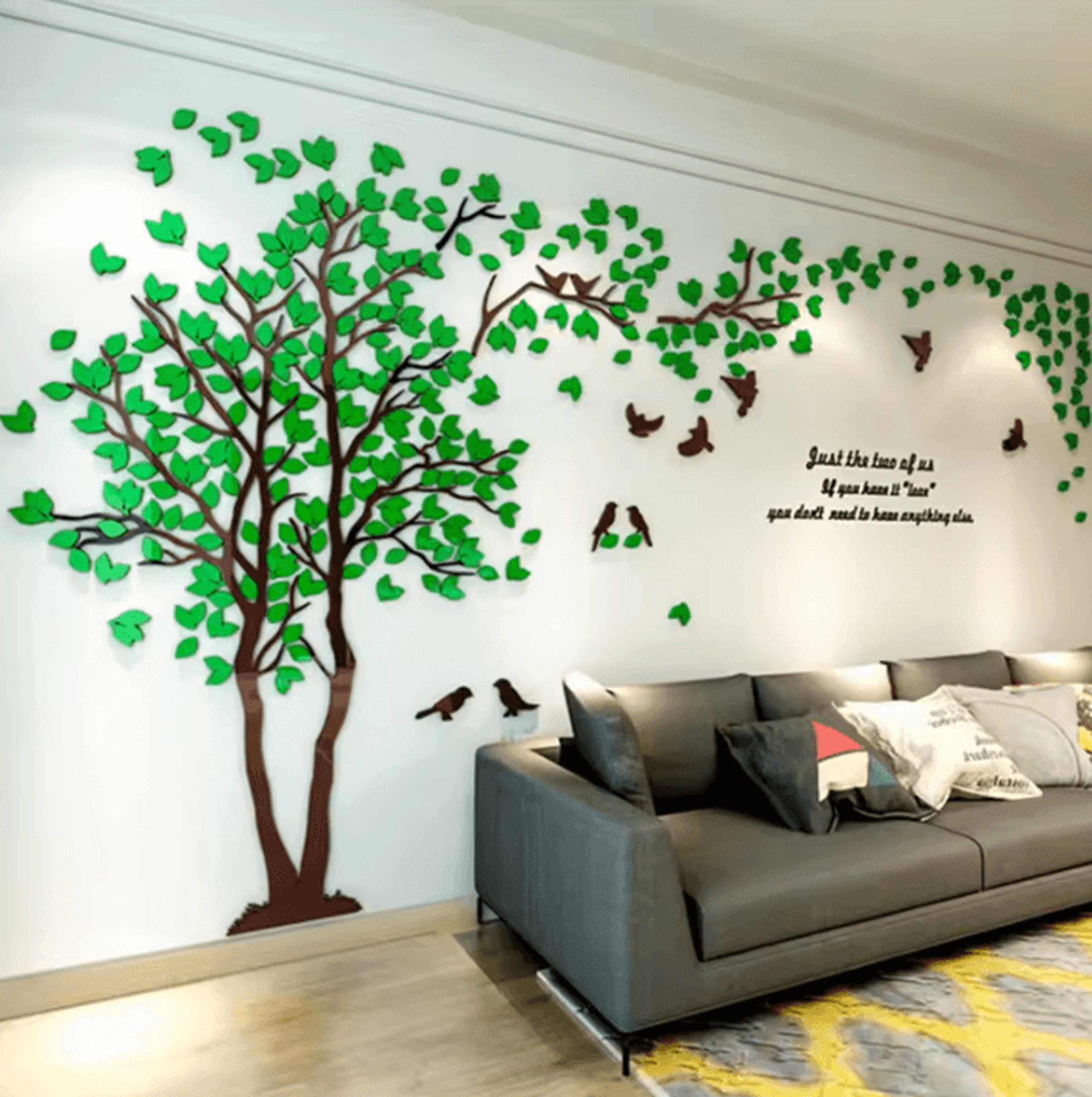 3D Tree Acrylic Mirror Wall Decor 2