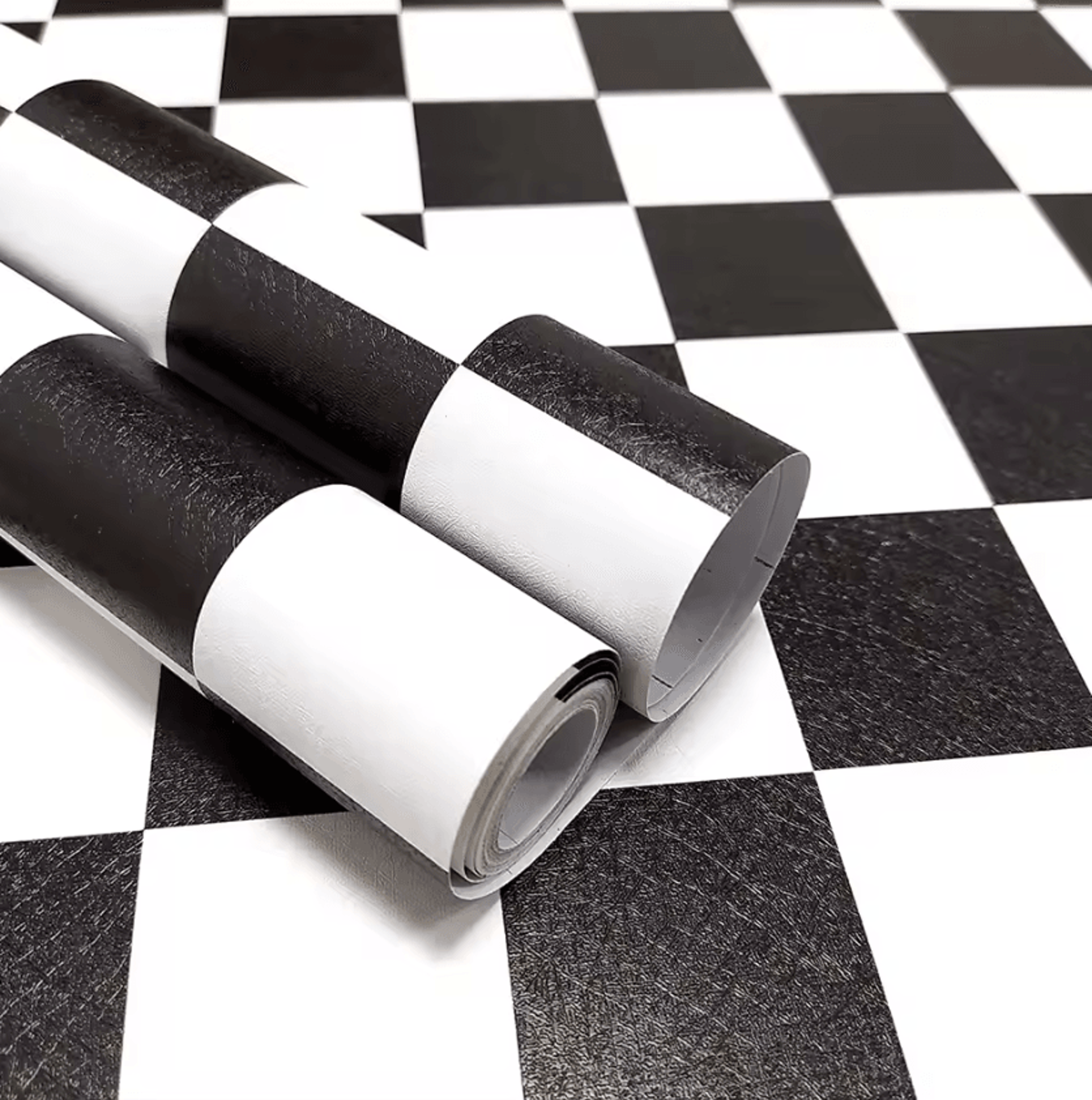 Black And White Checkered Peel And Stick Wallpaper 5