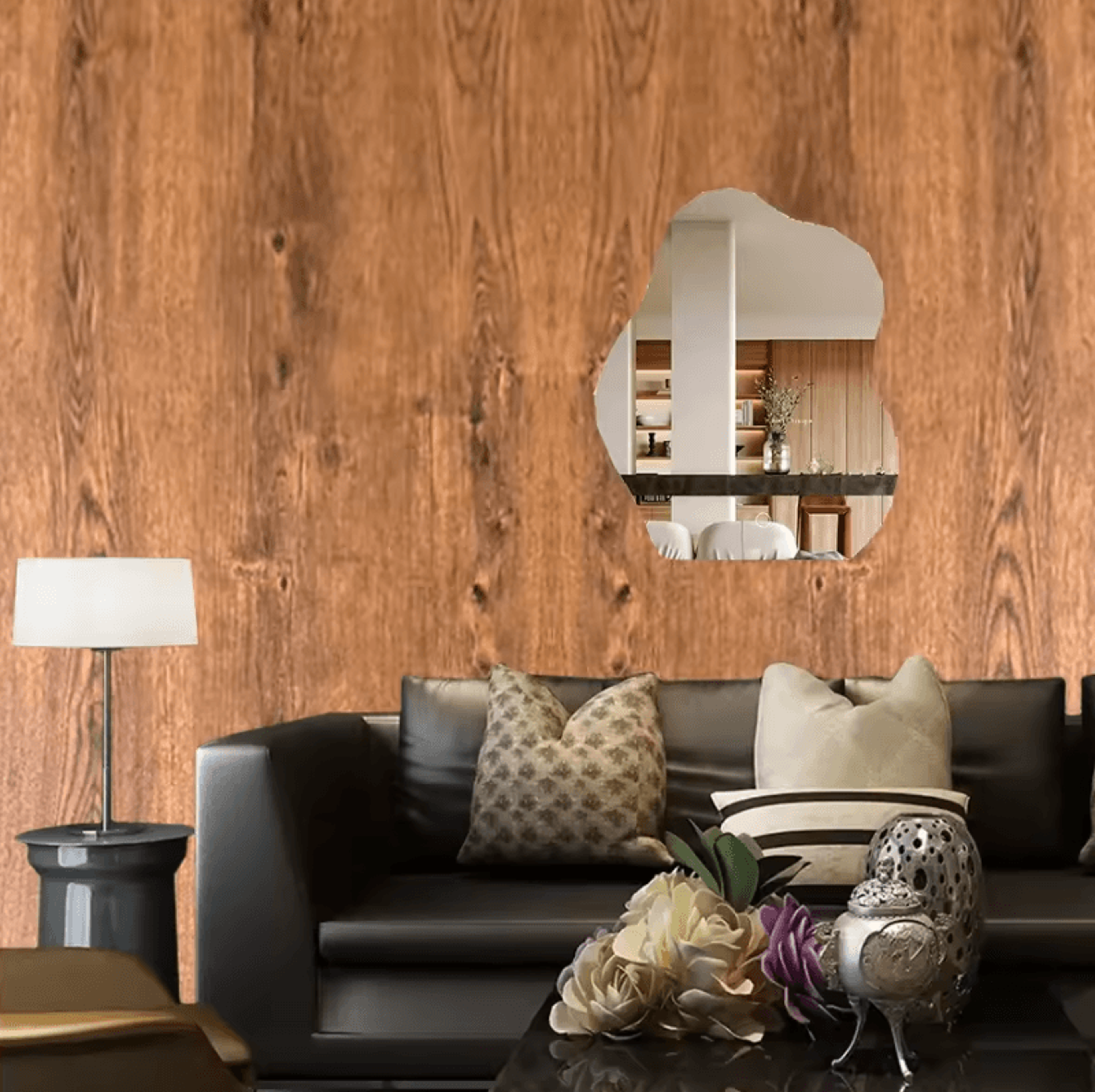 Brown Wood Grain Peel And Stick Wallpaper 3