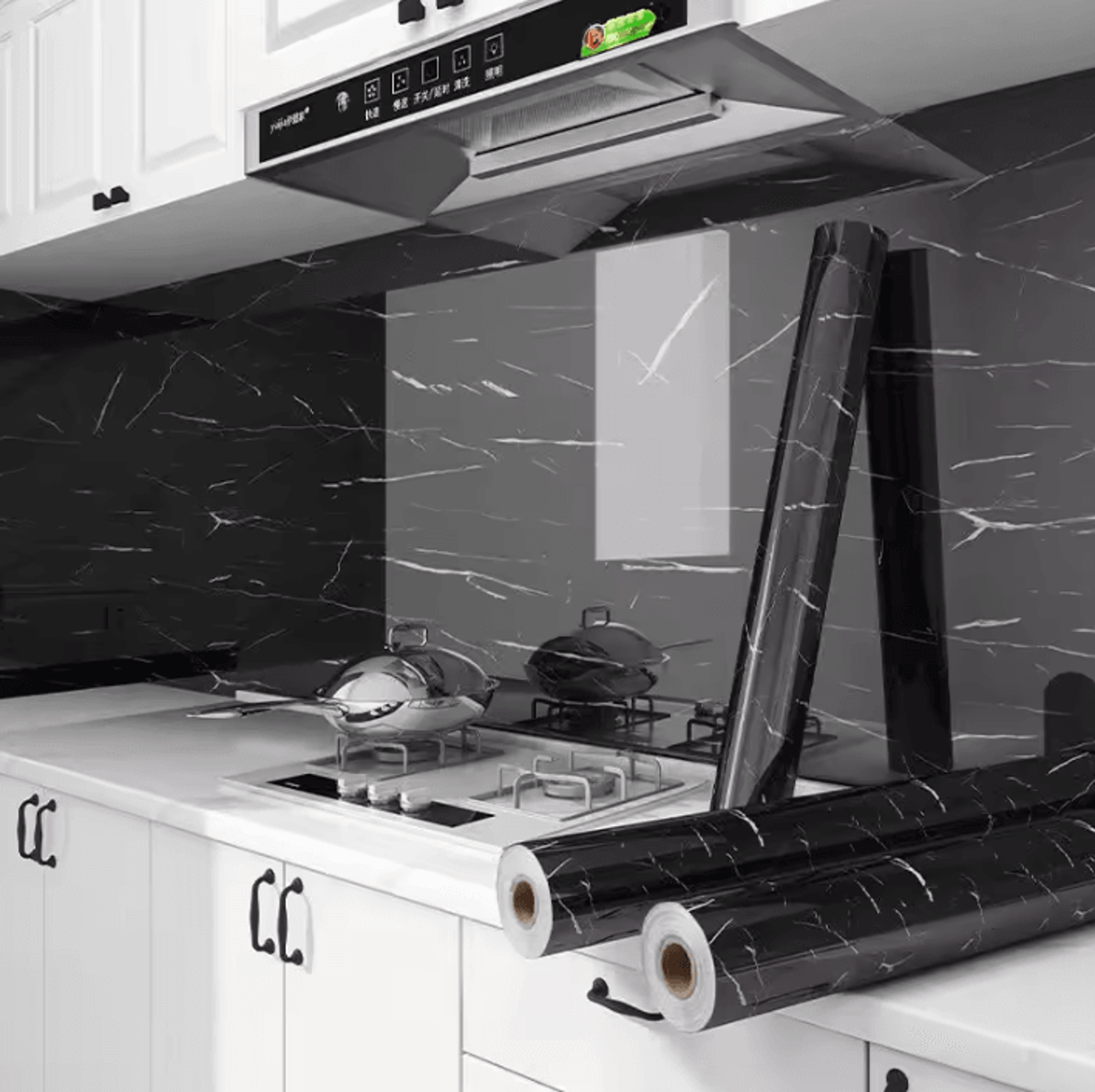 Marble Peel And Stick Kitchen Countertop Wallpaper 1