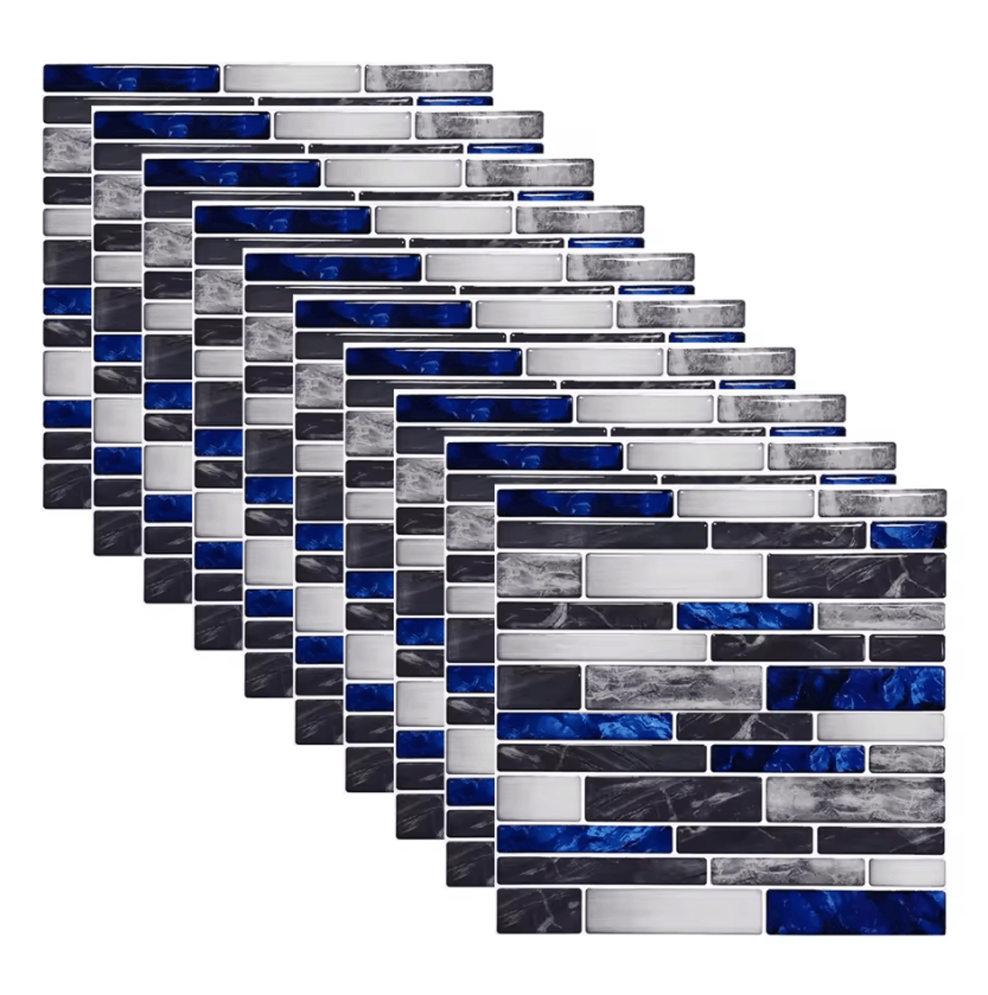 10 Piece 3D Foam Peel And Stick Wall Panels 4