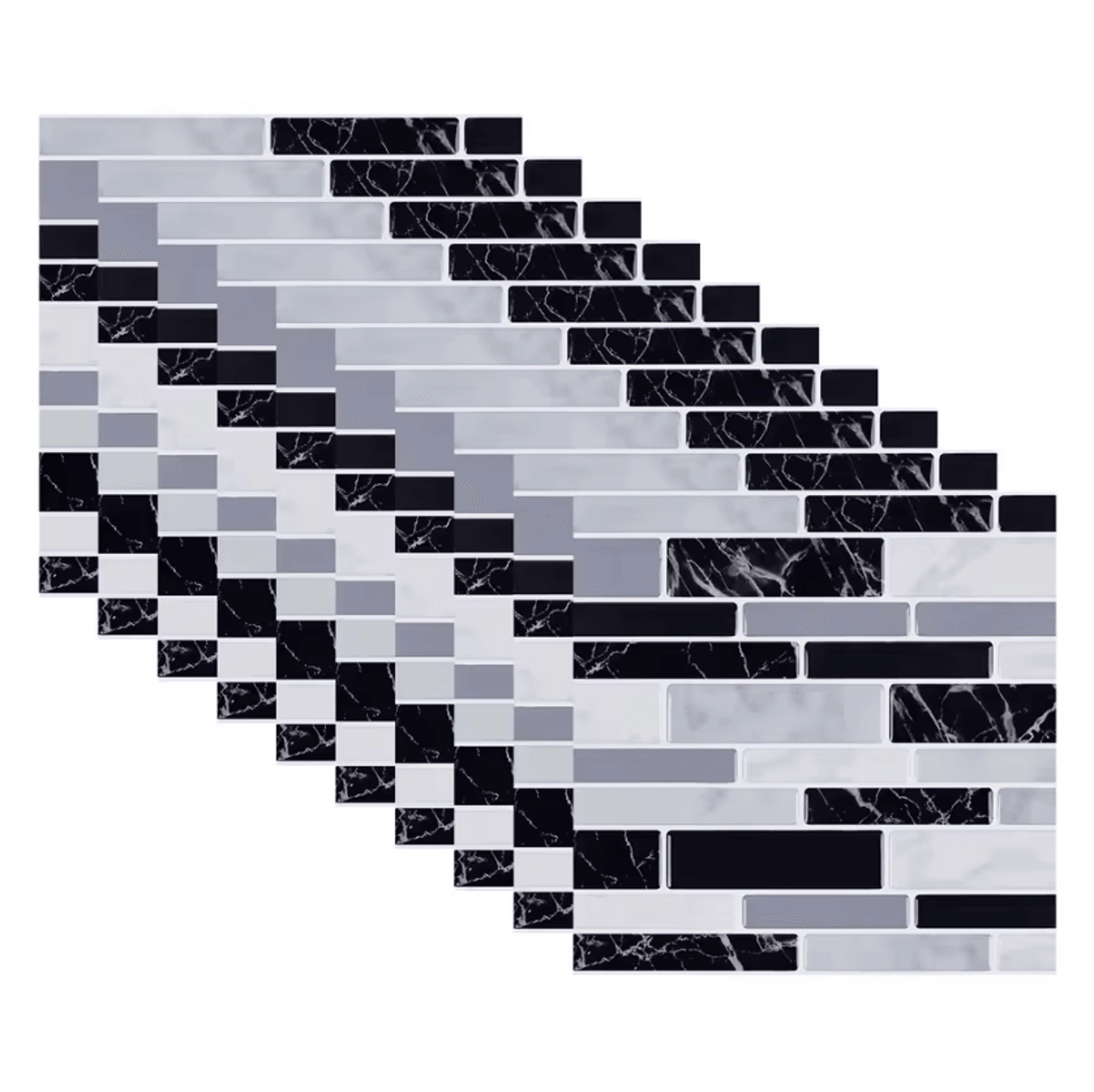 10 Piece 3D Foam Peel And Stick Wall Panels 9