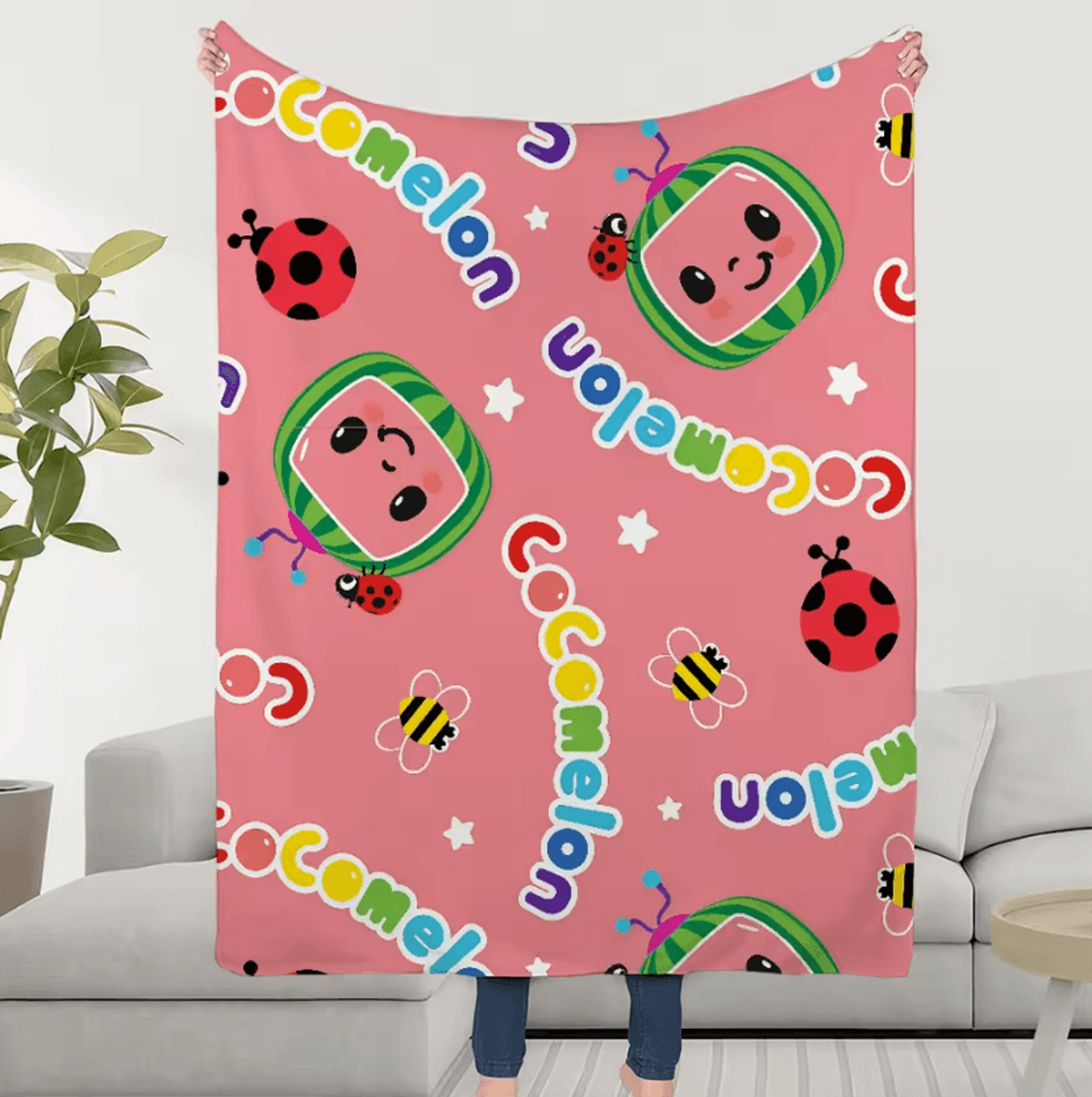 CoComelon Kids Plush Throw Blanket 6