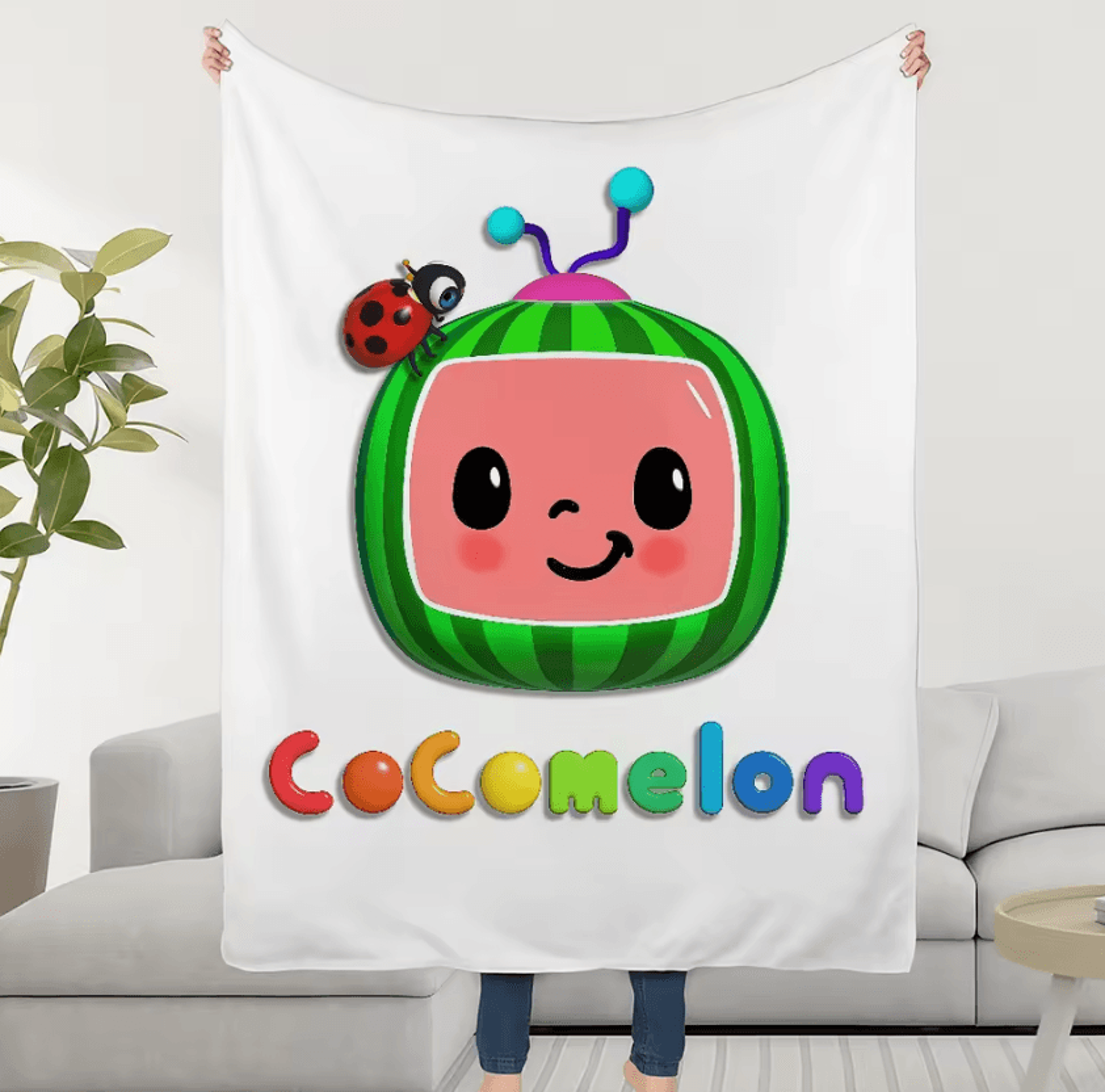 CoComelon Kids Plush Throw Blanket 5