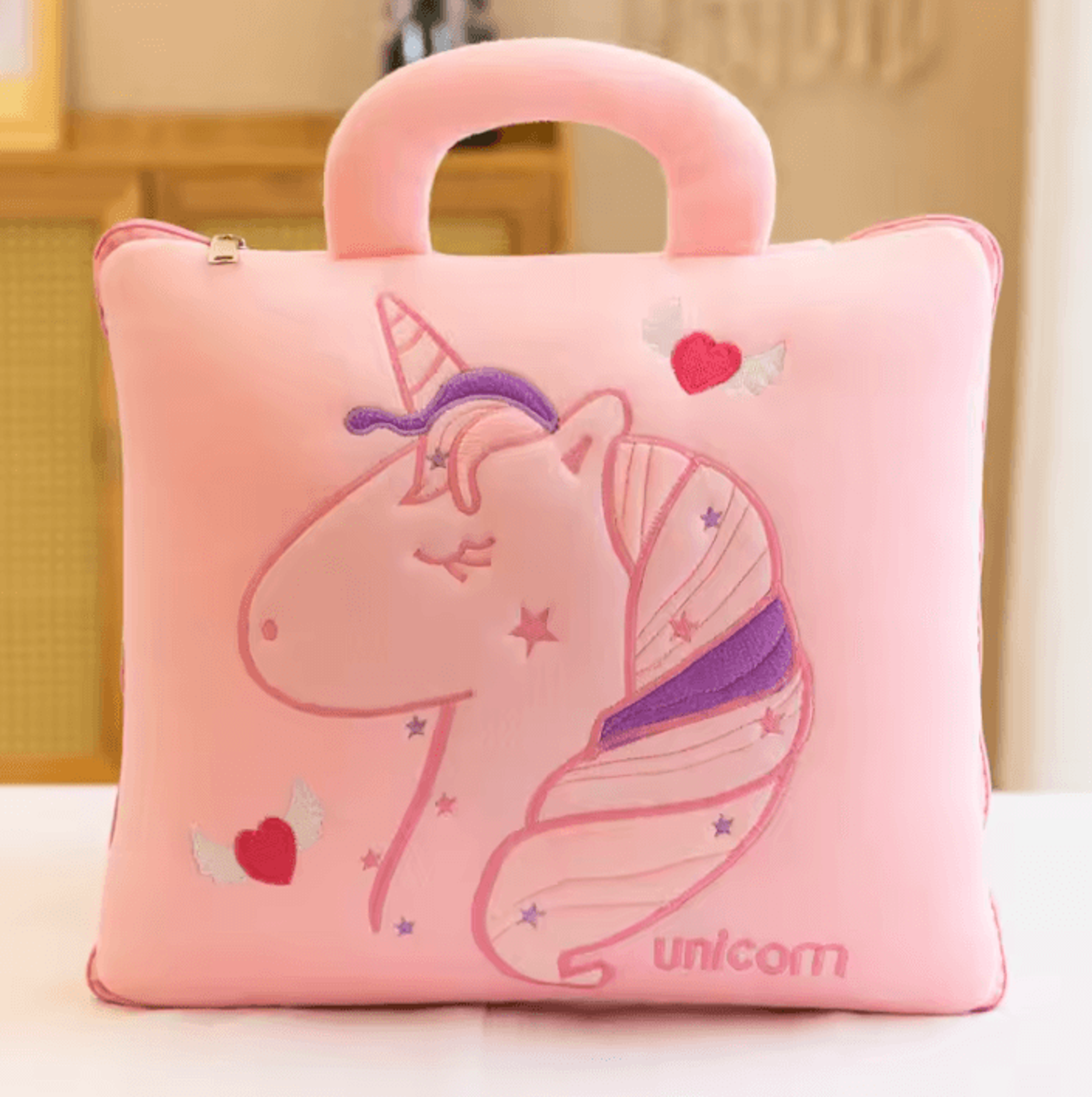Cute 3 In 1 Foldable Pillow Blanket 5