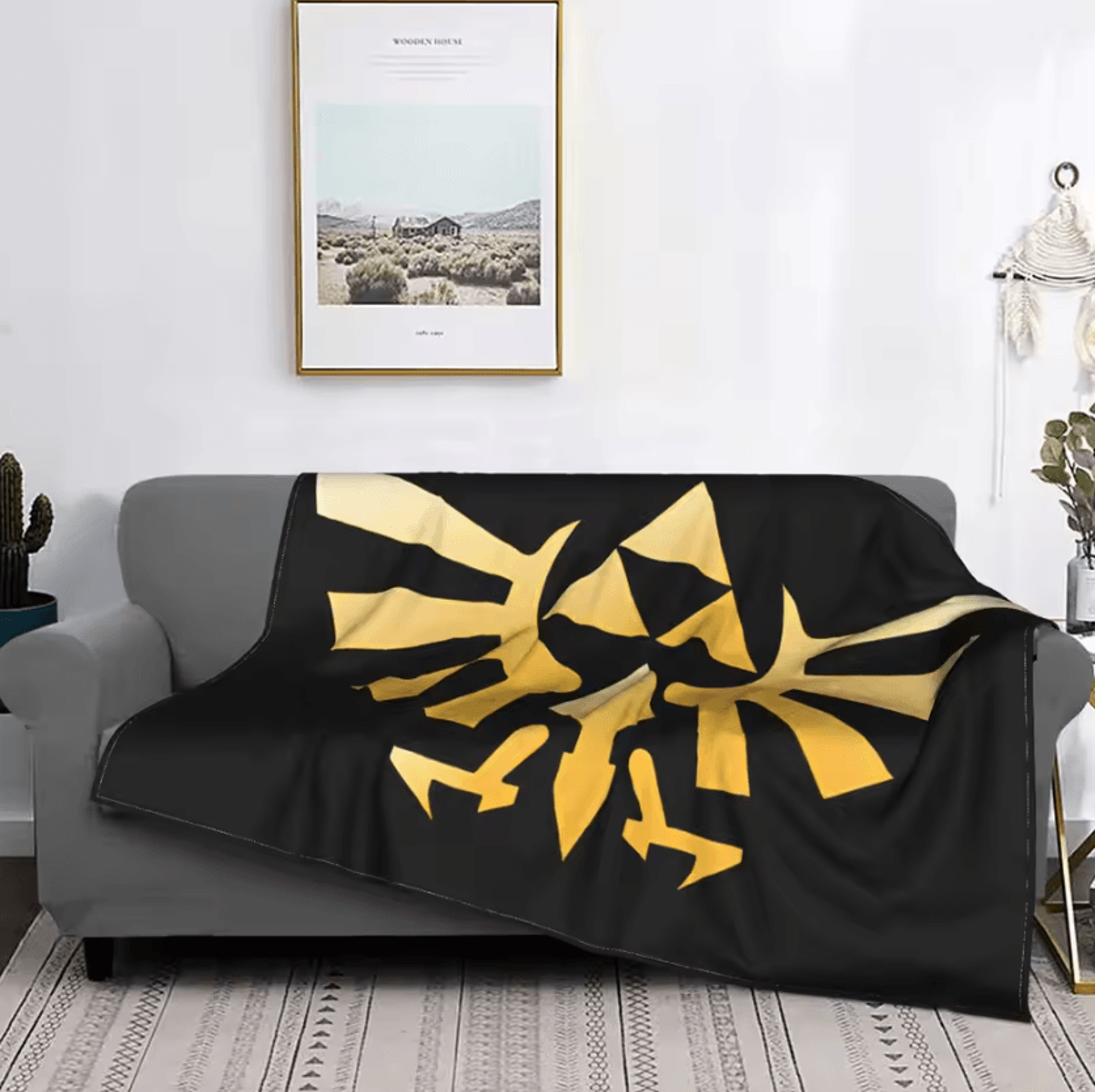 zelda legends fleece gaming throw blanket