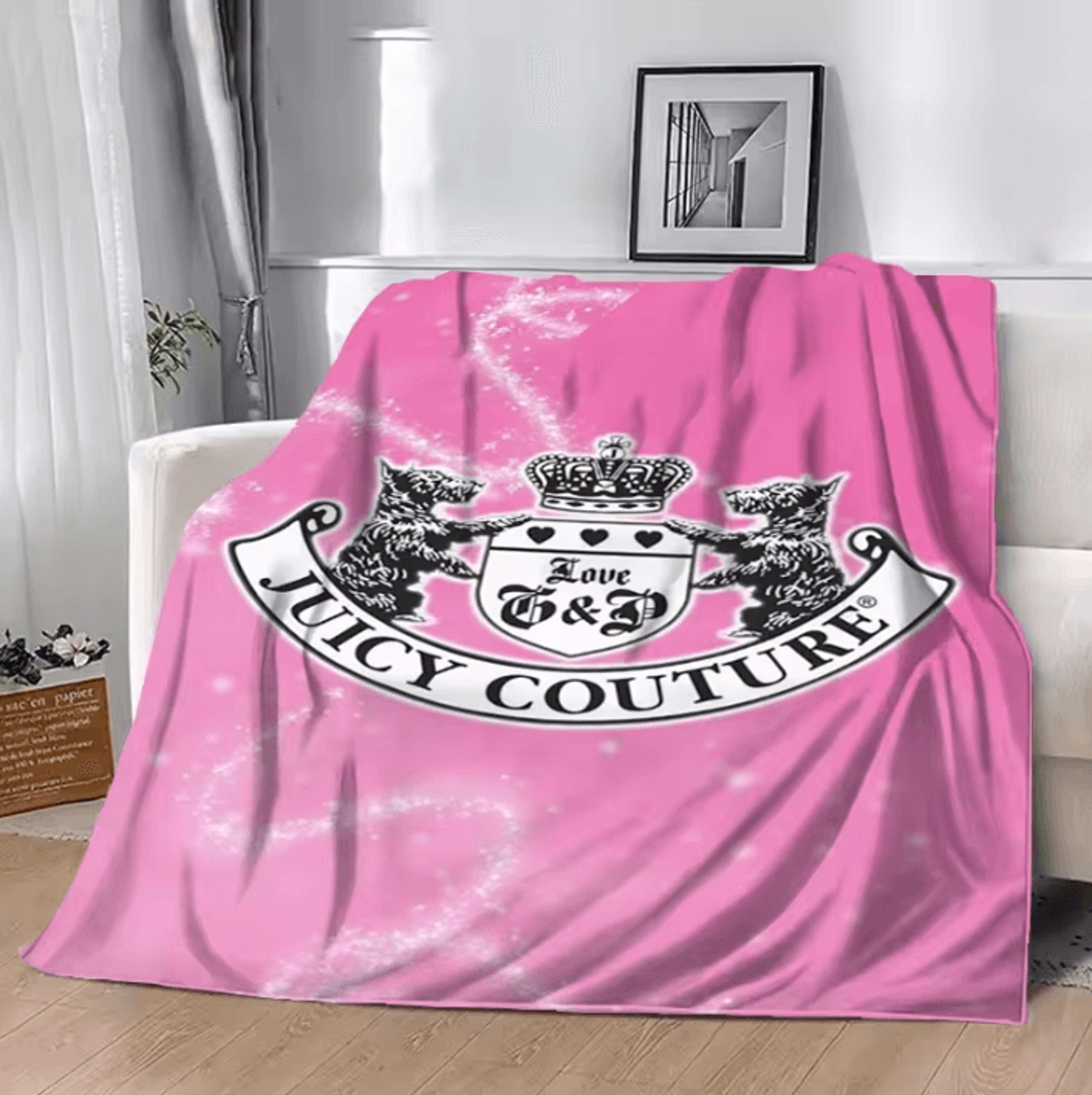 Juicy Cool Couture Anime Cartoon Throw Blanket 4