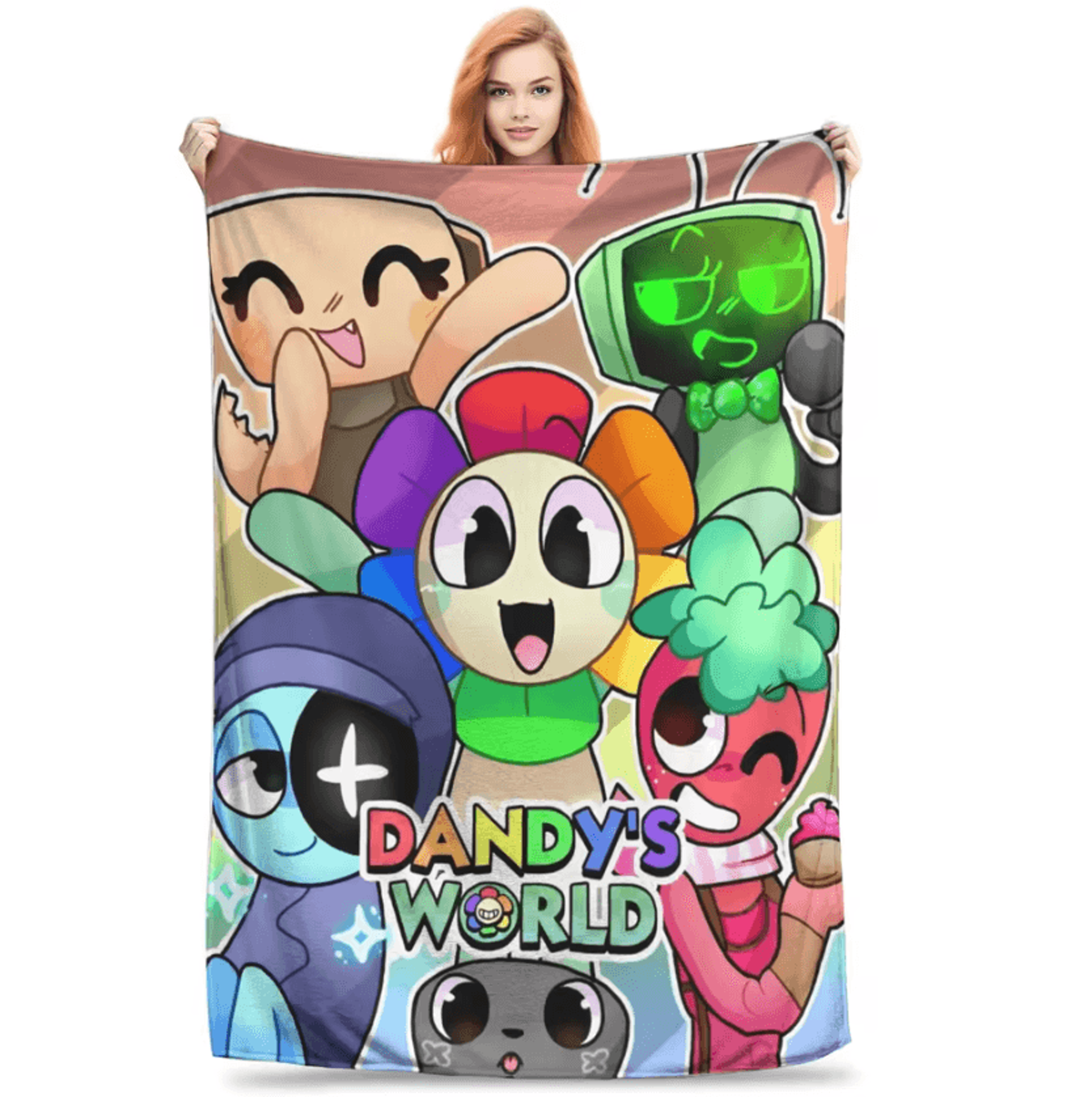 Dandys World Cozy Flannel Throw Blanket 2
