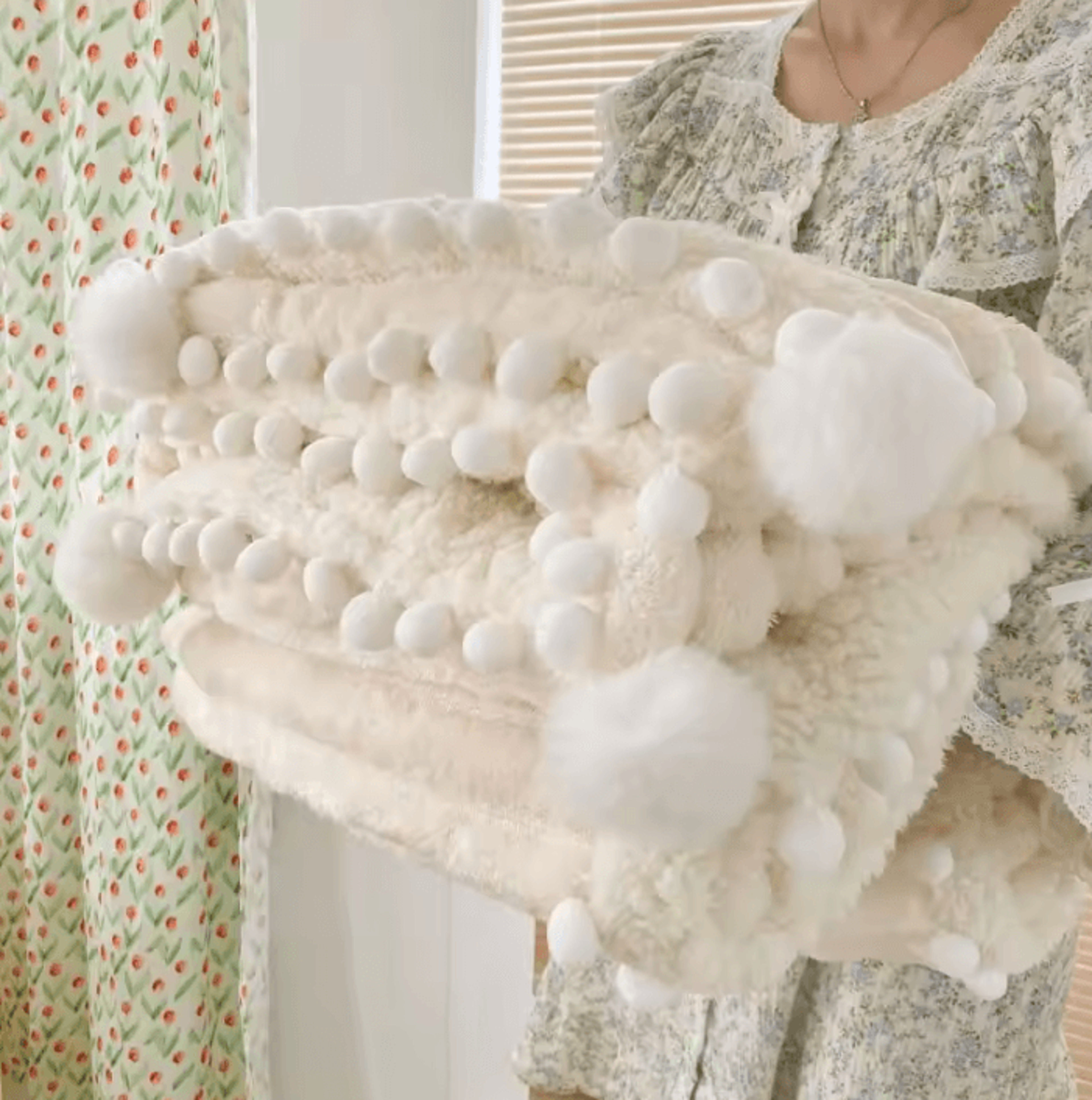Double Sided Lamb Fleece Throw Blanket 3