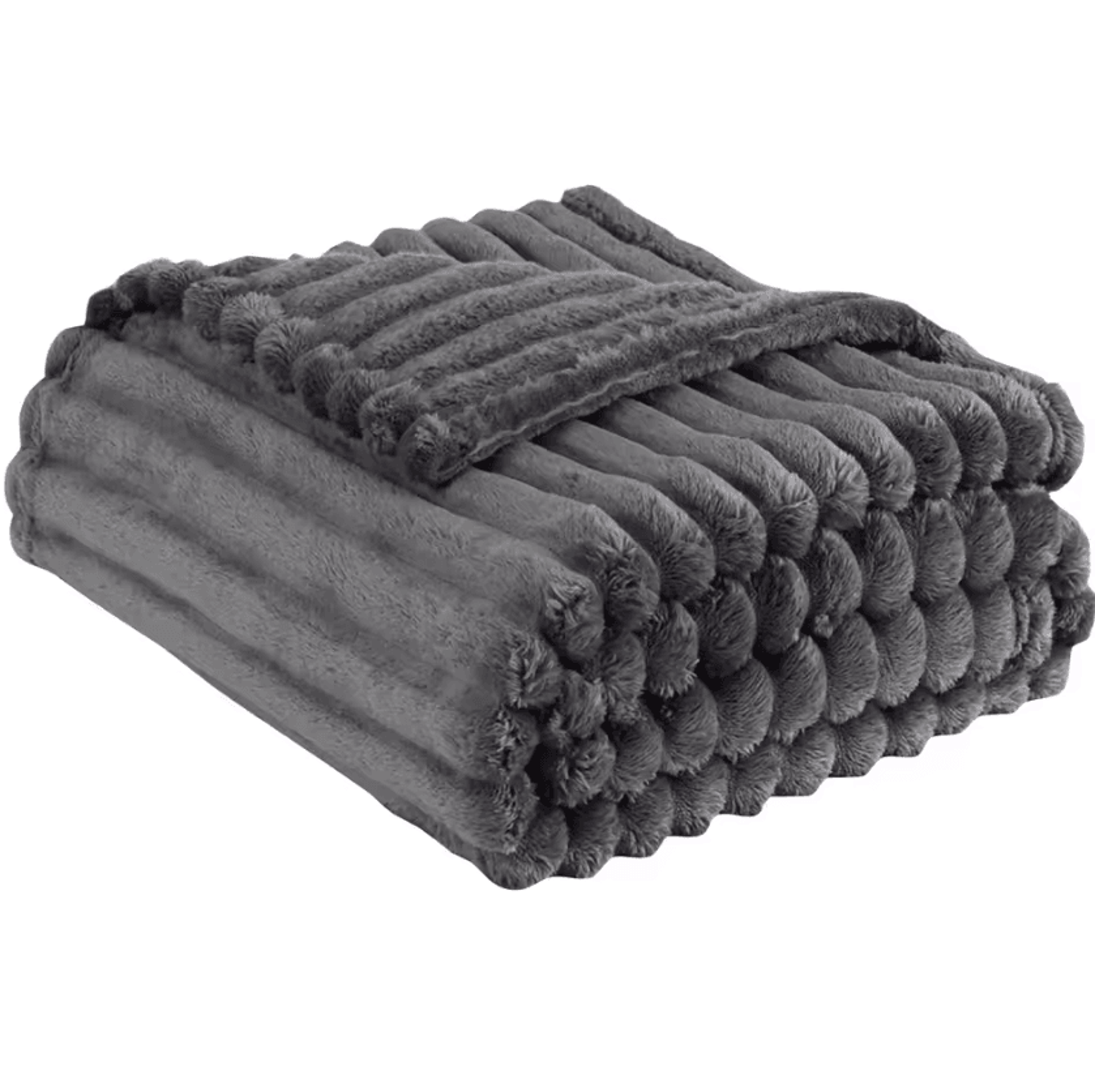Soft Striped Fleece Throw Blanket 3