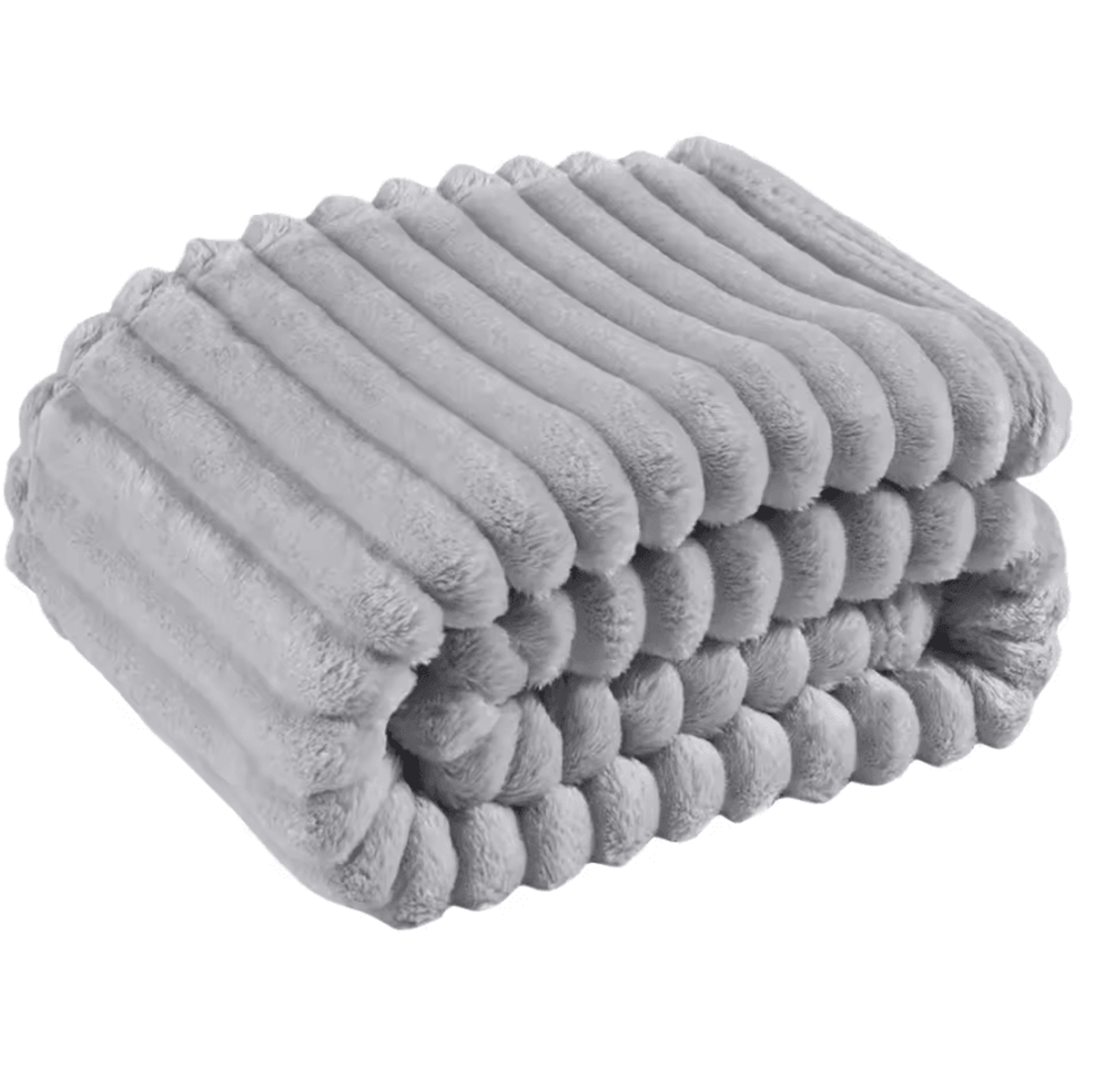 Soft Striped Fleece Throw Blanket 5
