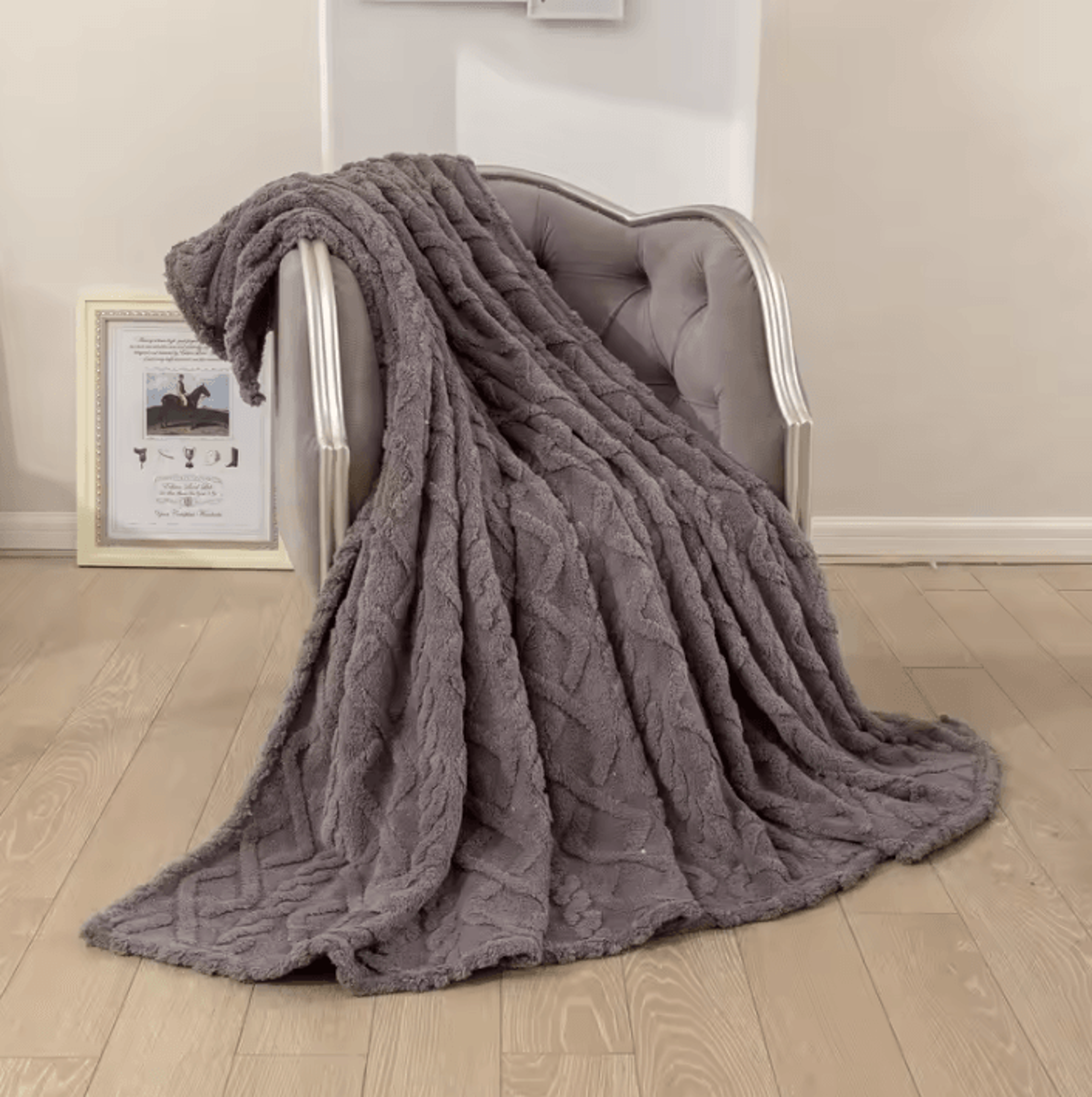 Thick Sherpa Fleece Throw Blanket 8
