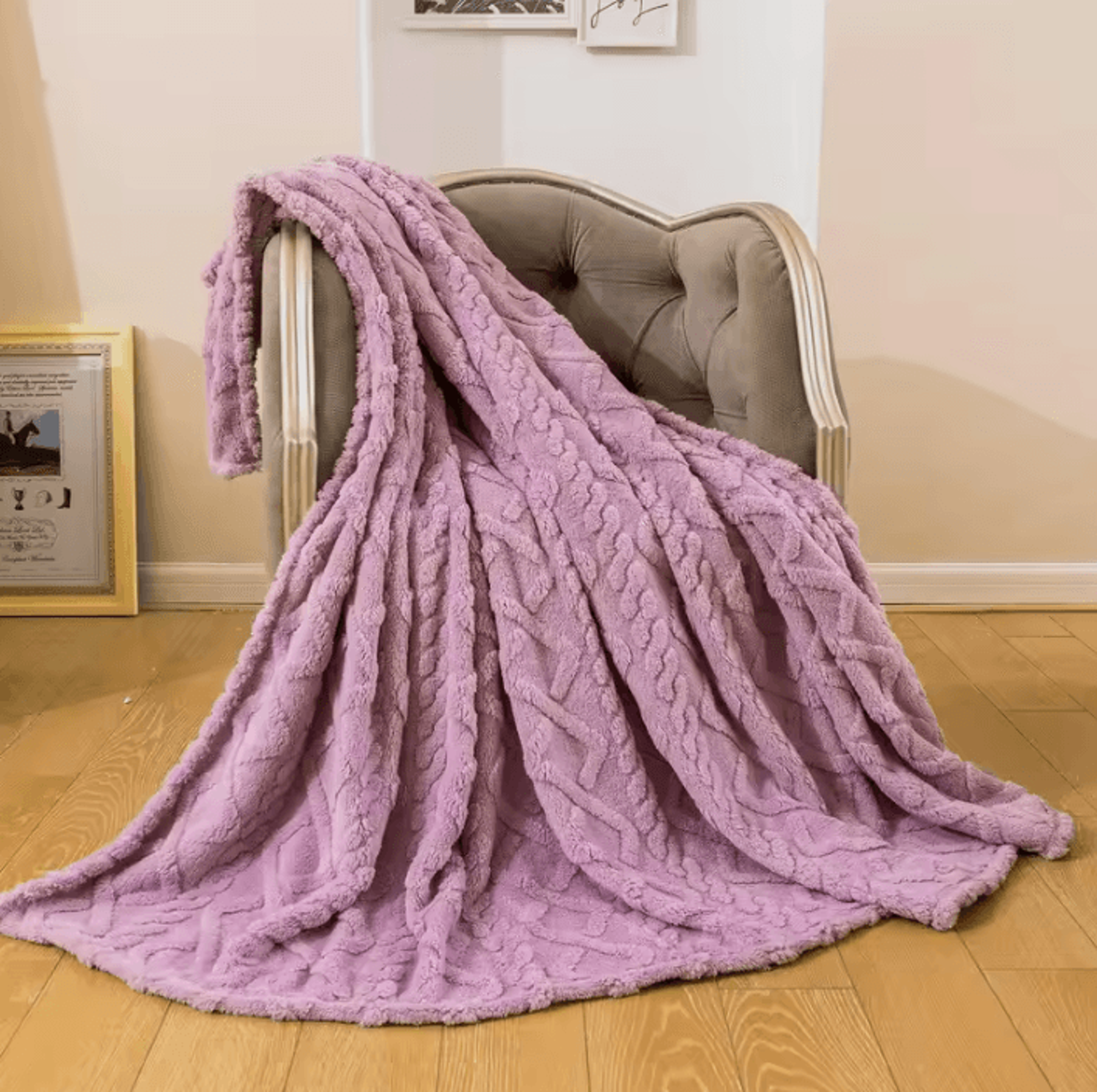 Thick Sherpa Fleece Throw Blanket 4