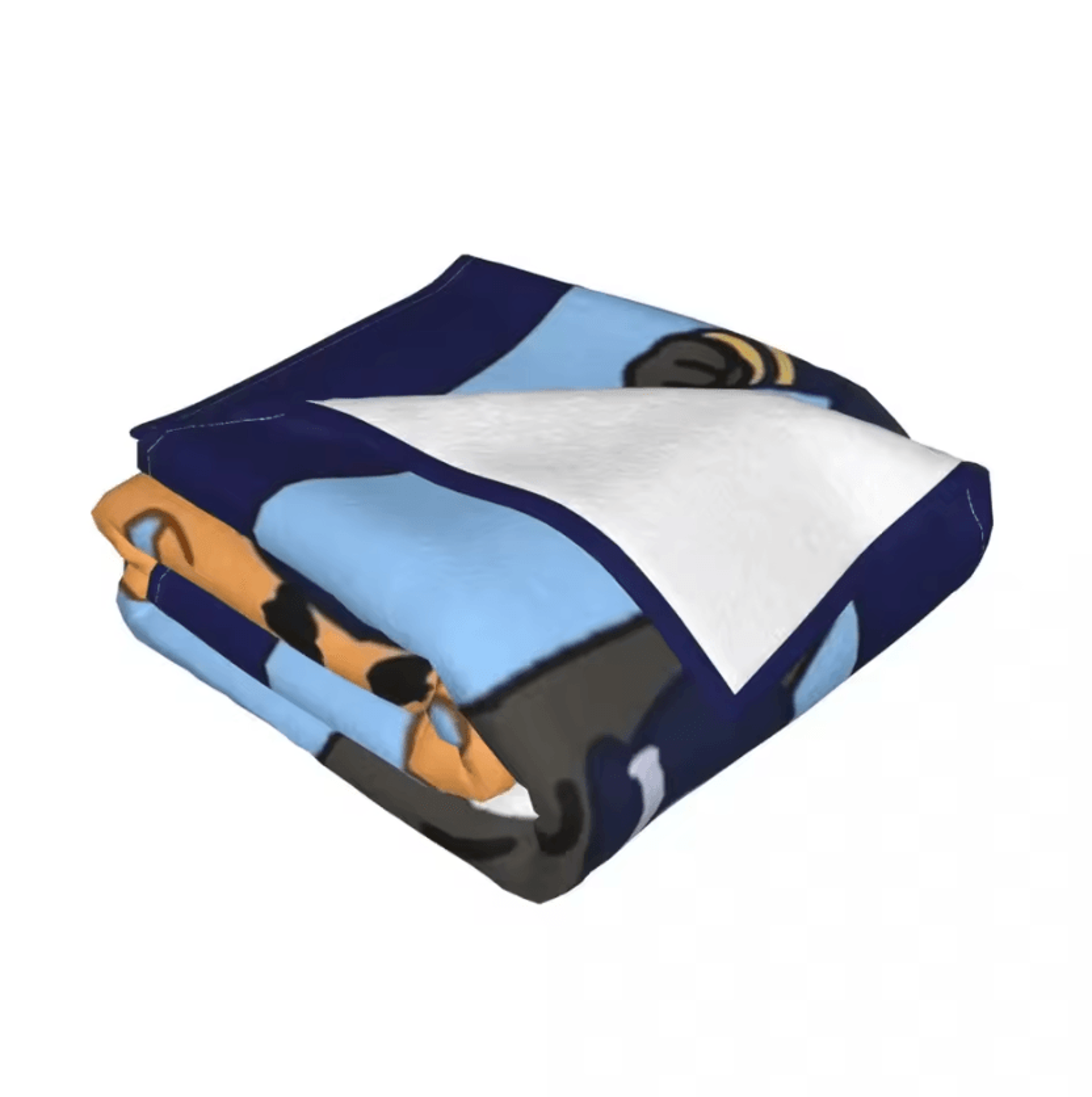 Sheriff Labrador Soft Flannel Throw Blanket 2