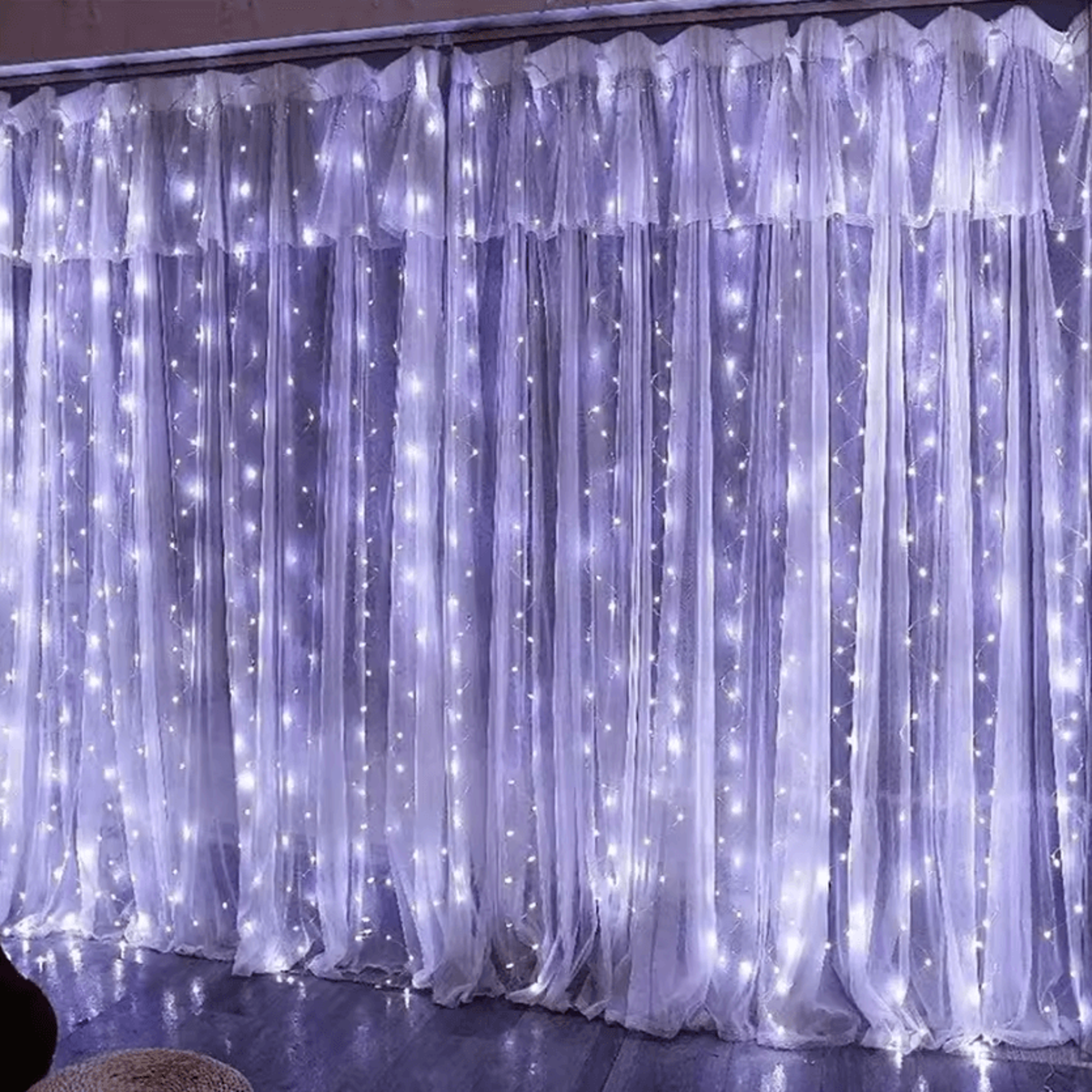 8 Mode USB LED Curtain Lights With Remote 3