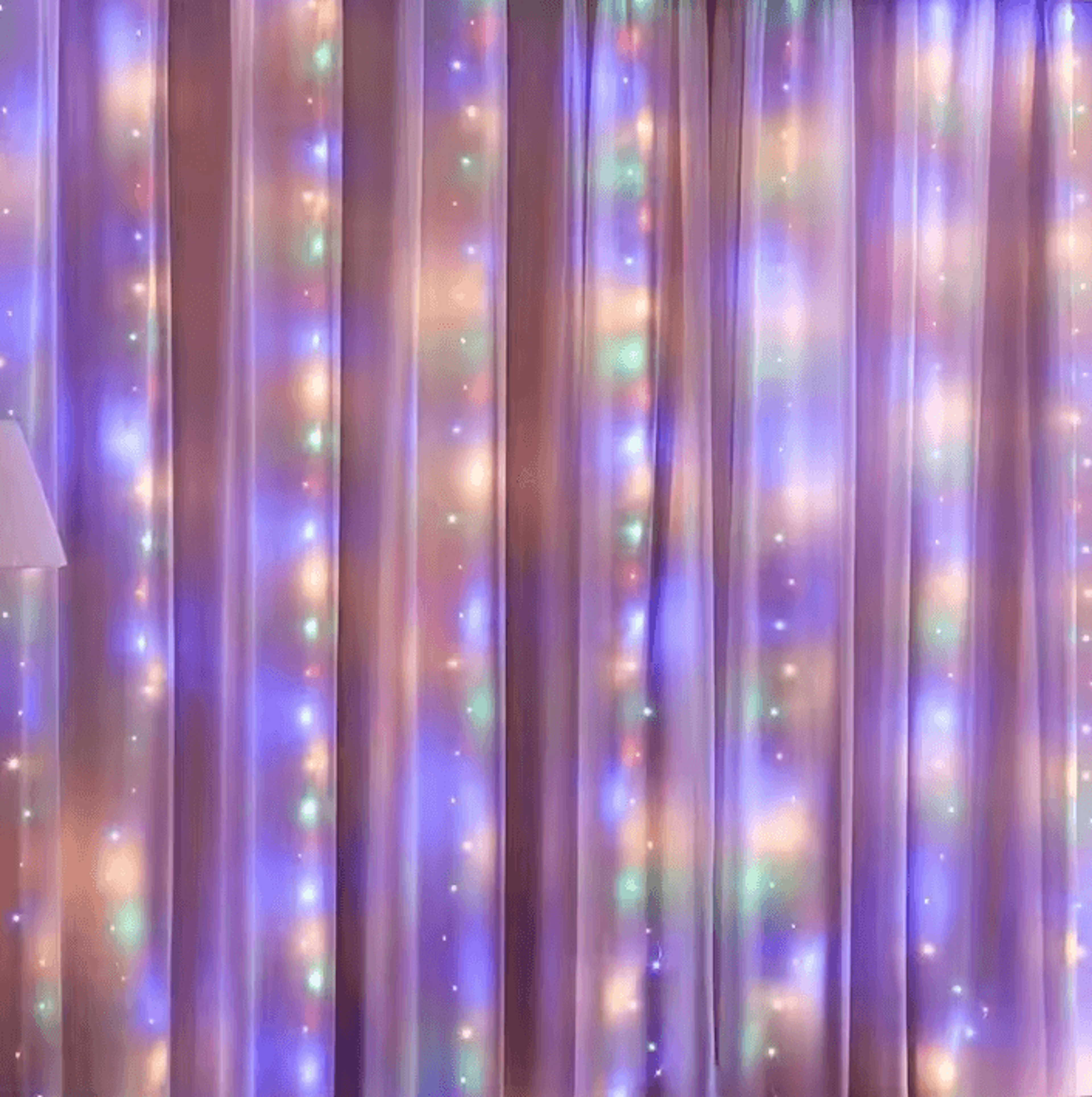 3M 6M USB LED Curtain Lights With Remote 4