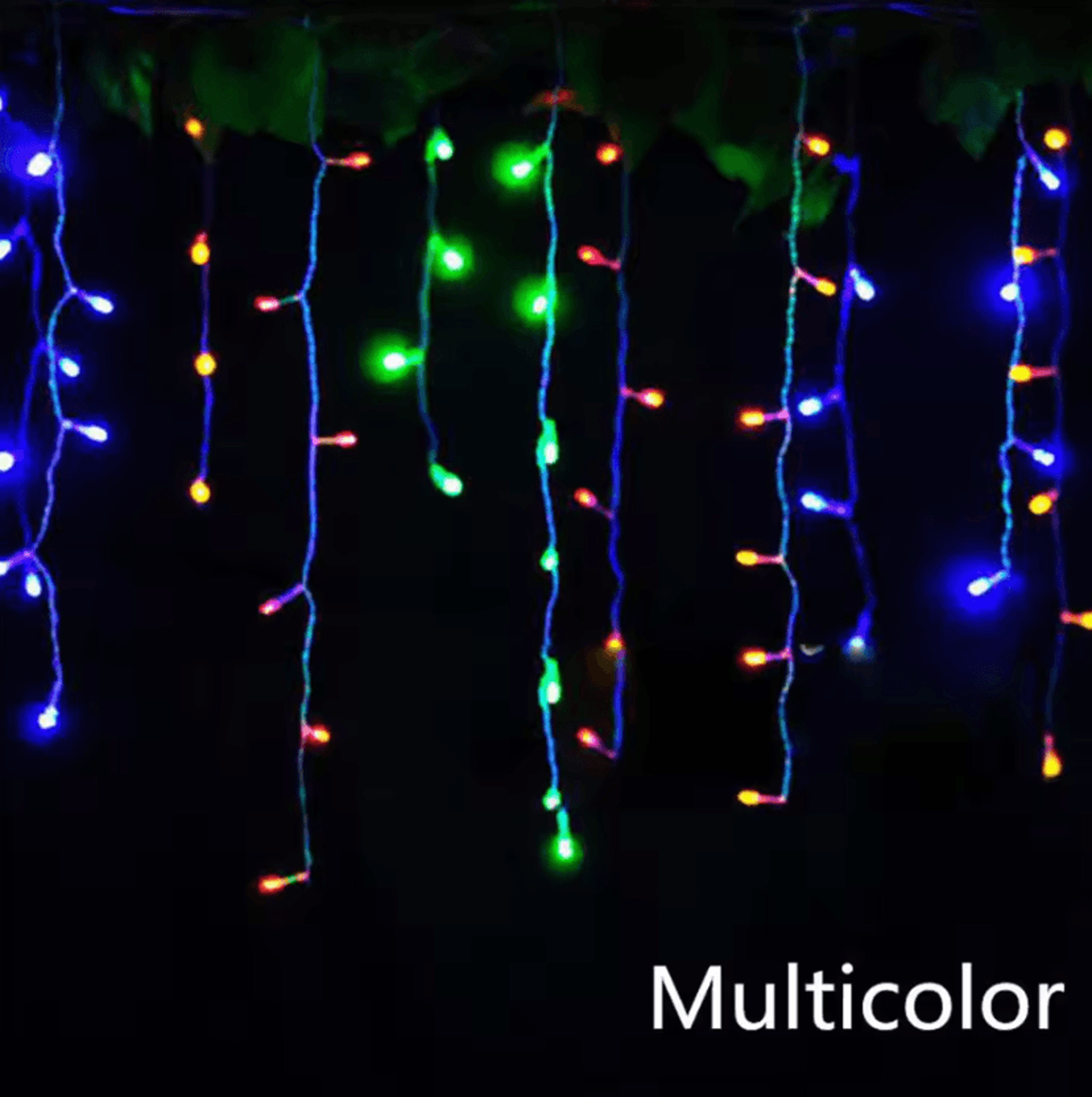 5M Waterfall LED Eaves Christmas Lights 3