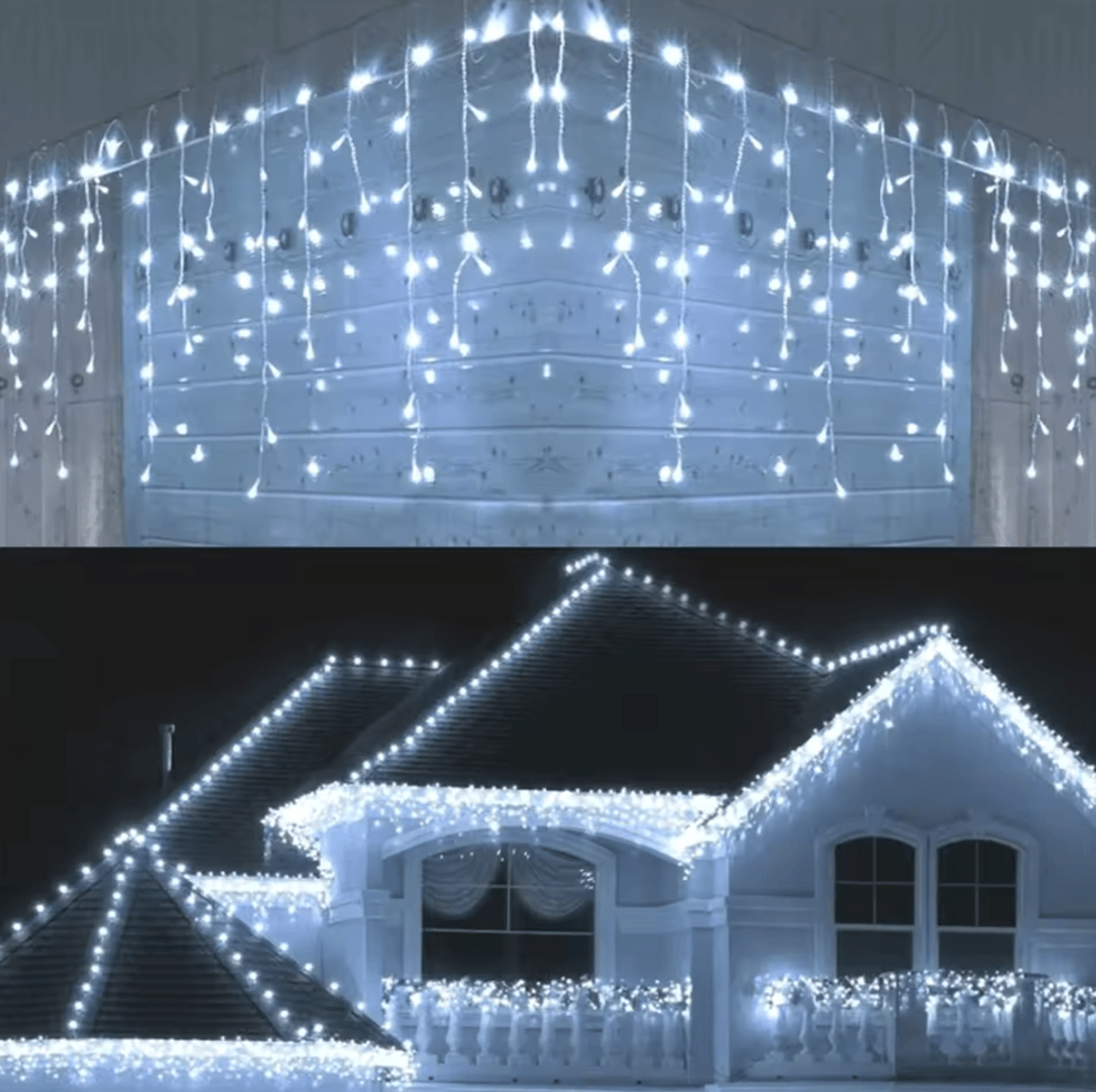5M Waterfall LED Eaves Christmas Lights 0