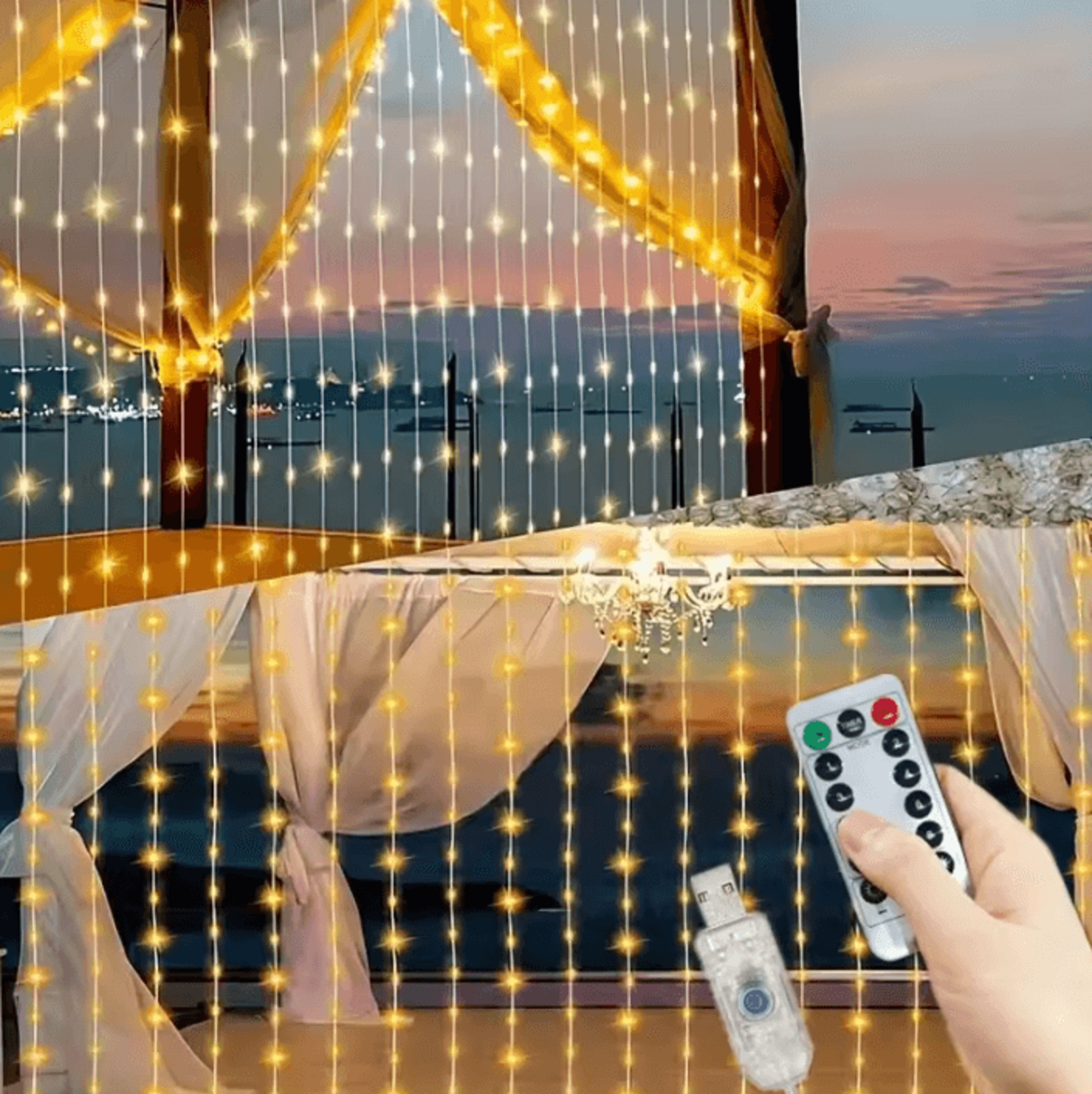 8 Mode USB Cascading Fairy Lights 5