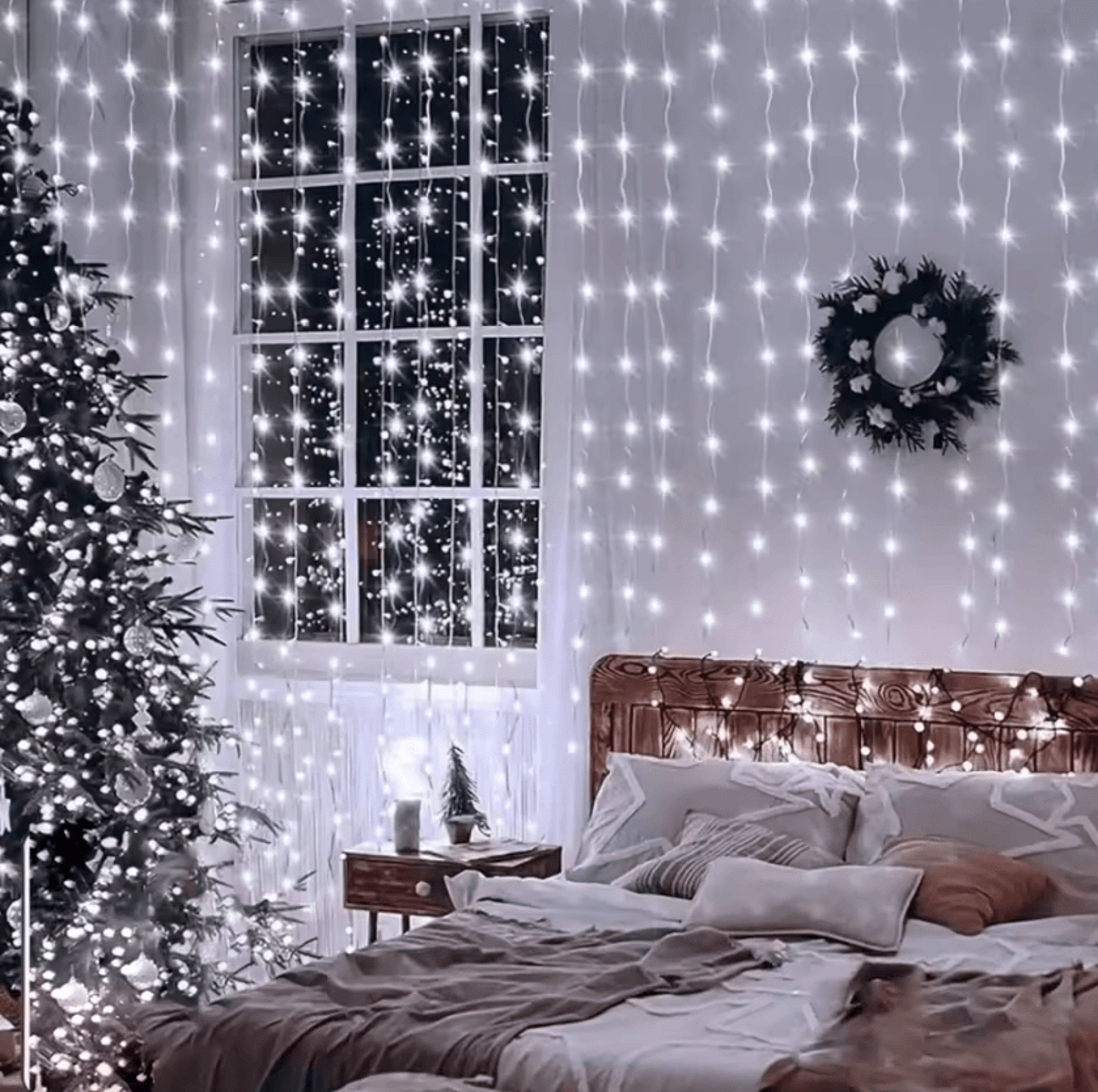 3M 4M 6M USB LED Curtain Lights For Ramadan And Eid Decor 5