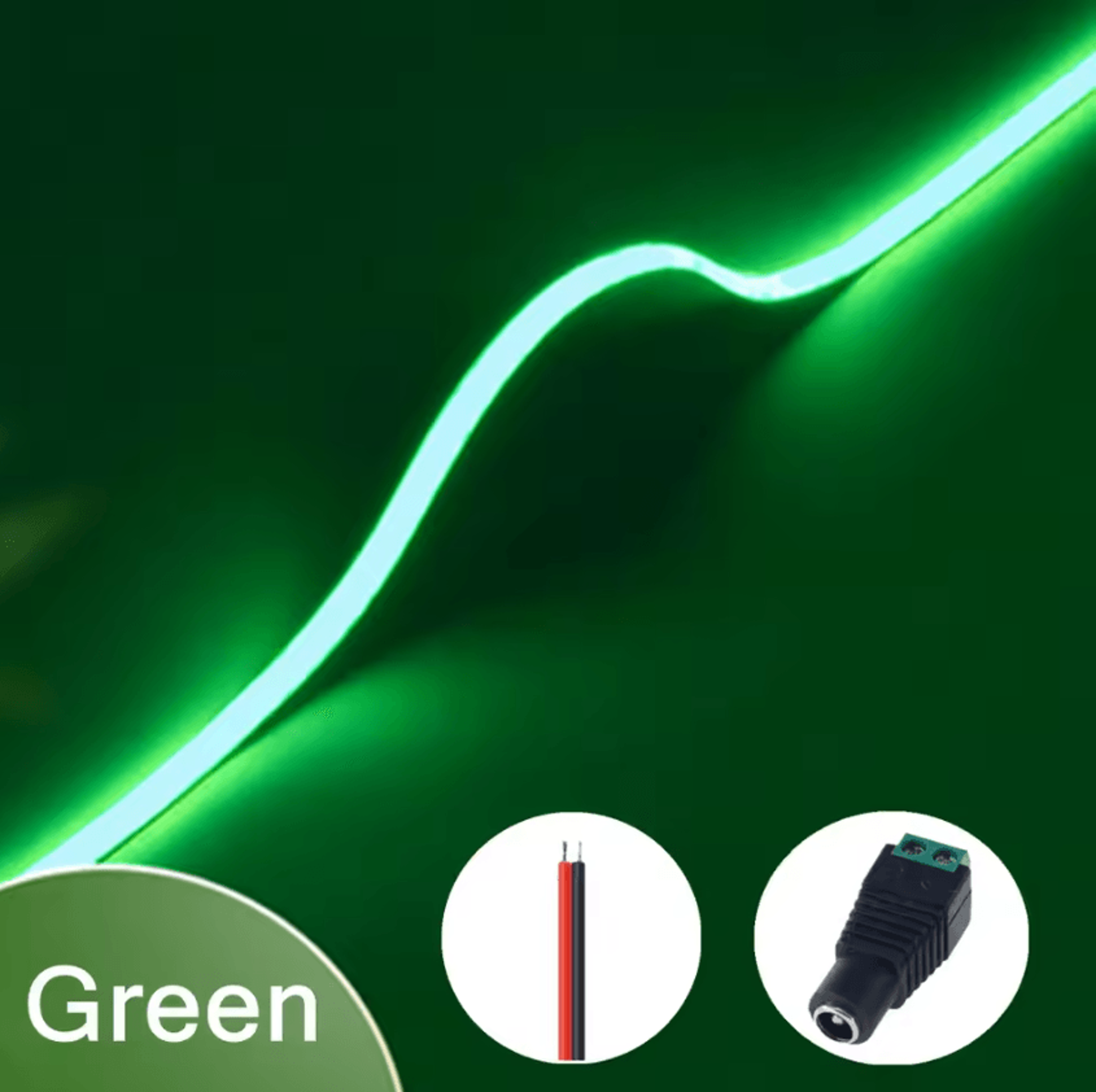 3mm Ultra Thin 12V COB LED Strip Light 400 LEDs 7
